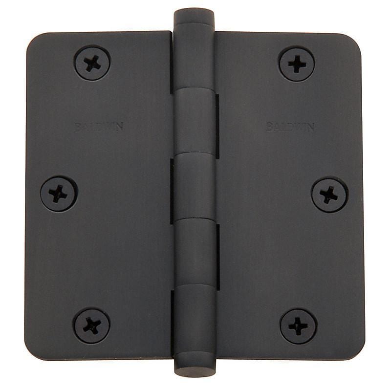 Baldwin Residential Hinges, 3-1/2" With 1/4" Radius Corner - Sold Individually