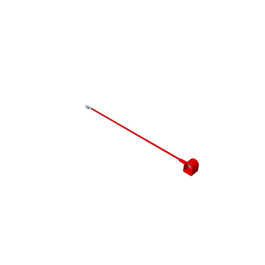 Toro OEM 147-2941 Red/Positive Battery Cable (8 Gauge Wire - 5/16" Eyelet/Bolt Whole - 1/4" Eyelet/Bolt Whole - Battery Post Cover) Fits Current Timecutter Max Models - Current Titan and Titan MAX Models (With I-Beam Framing).
