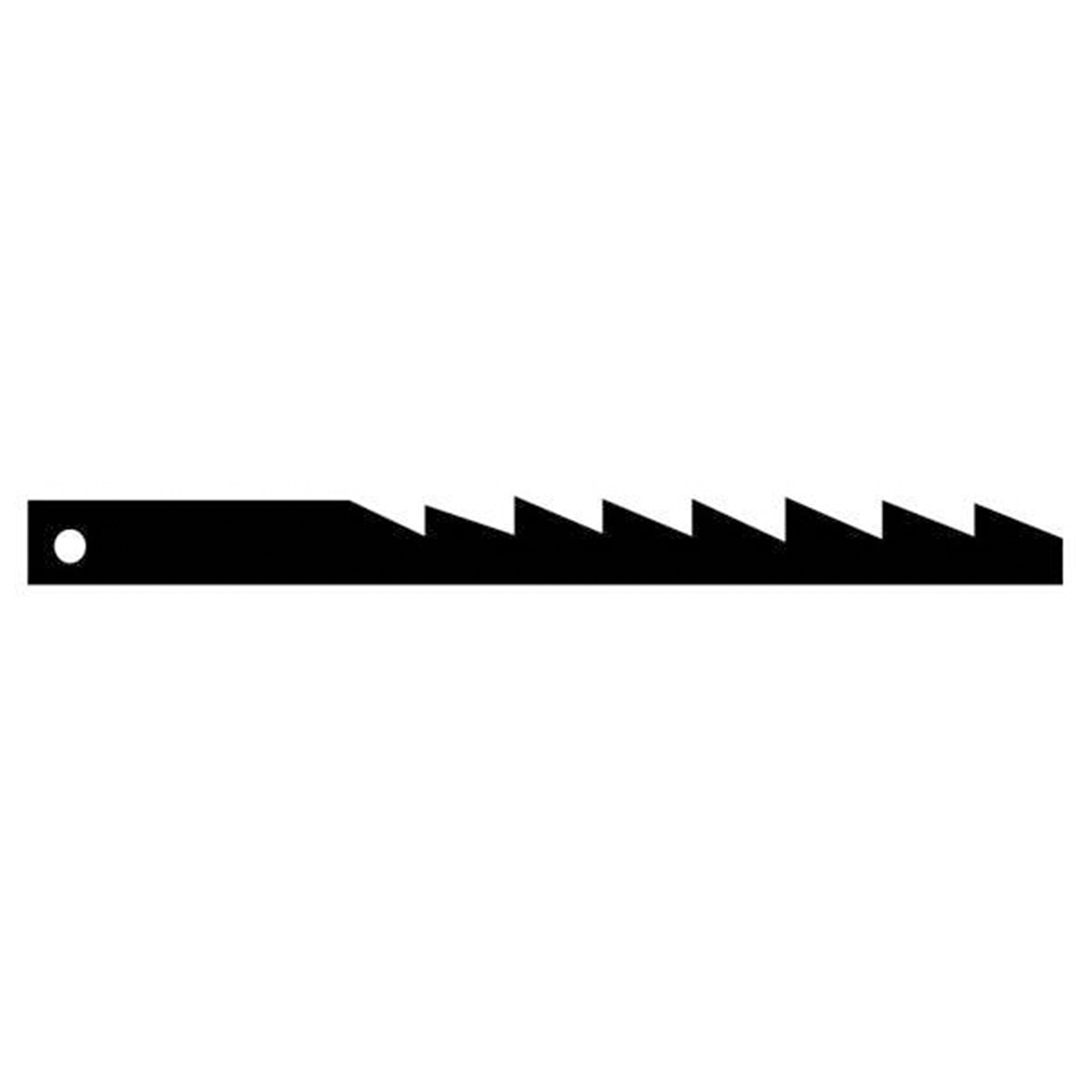 Regular Tooth Pin End Scroll Saw Blade - .018" x .110" x 15 TPI - 6 Pack
