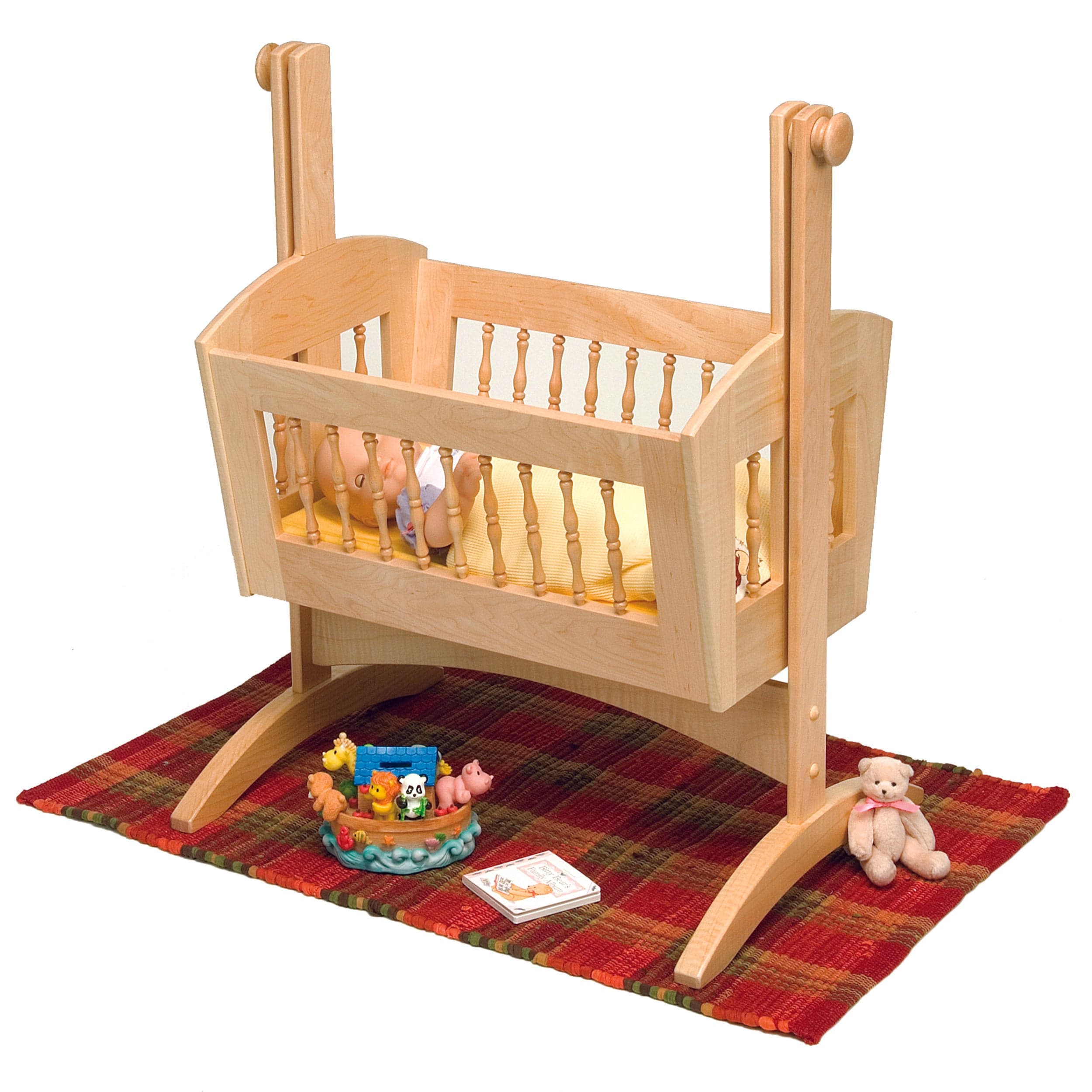 Woodworking Project Paper Plan to Build Pendulum Doll Cradle