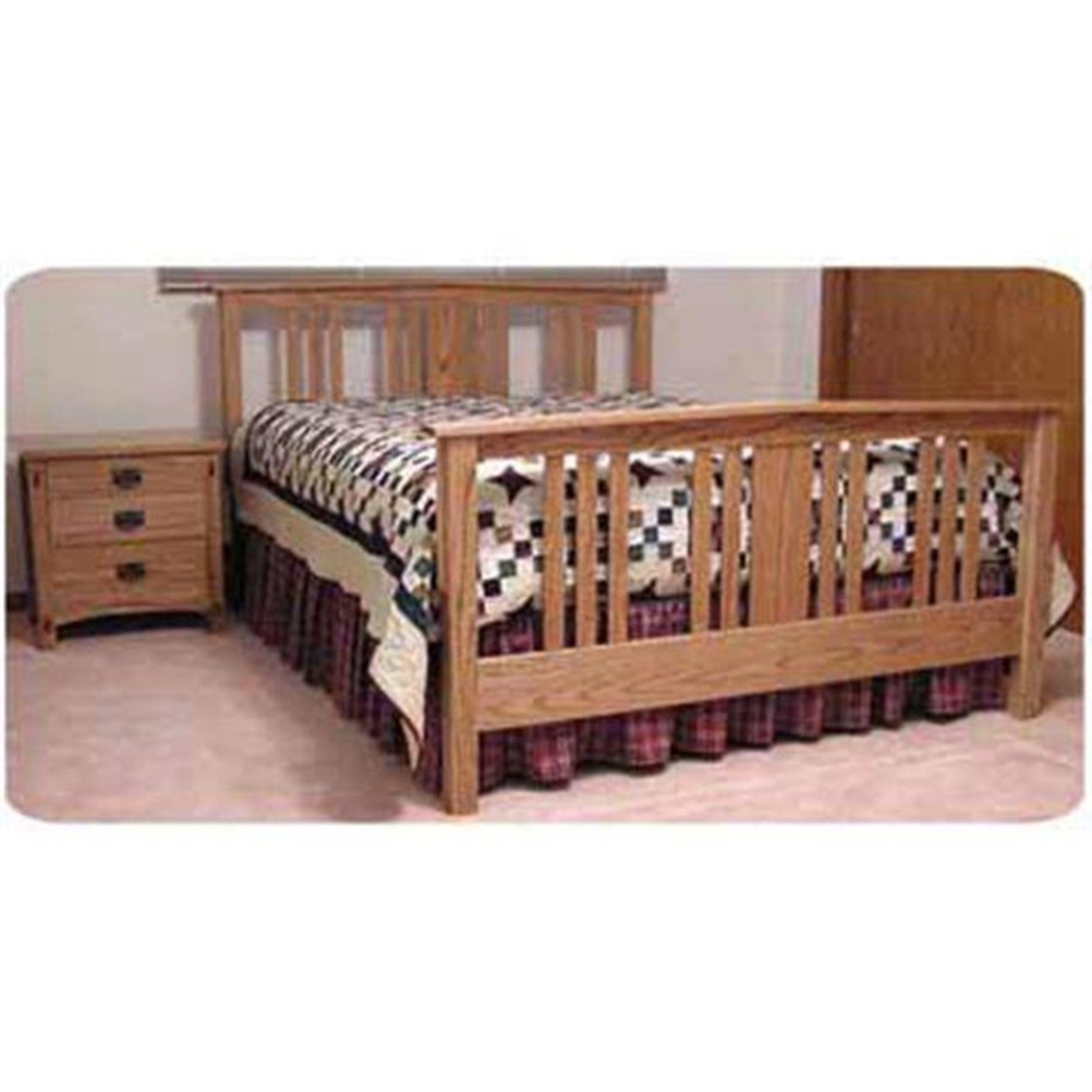 Woodworking Project Paper Plan to Build Mission Beds