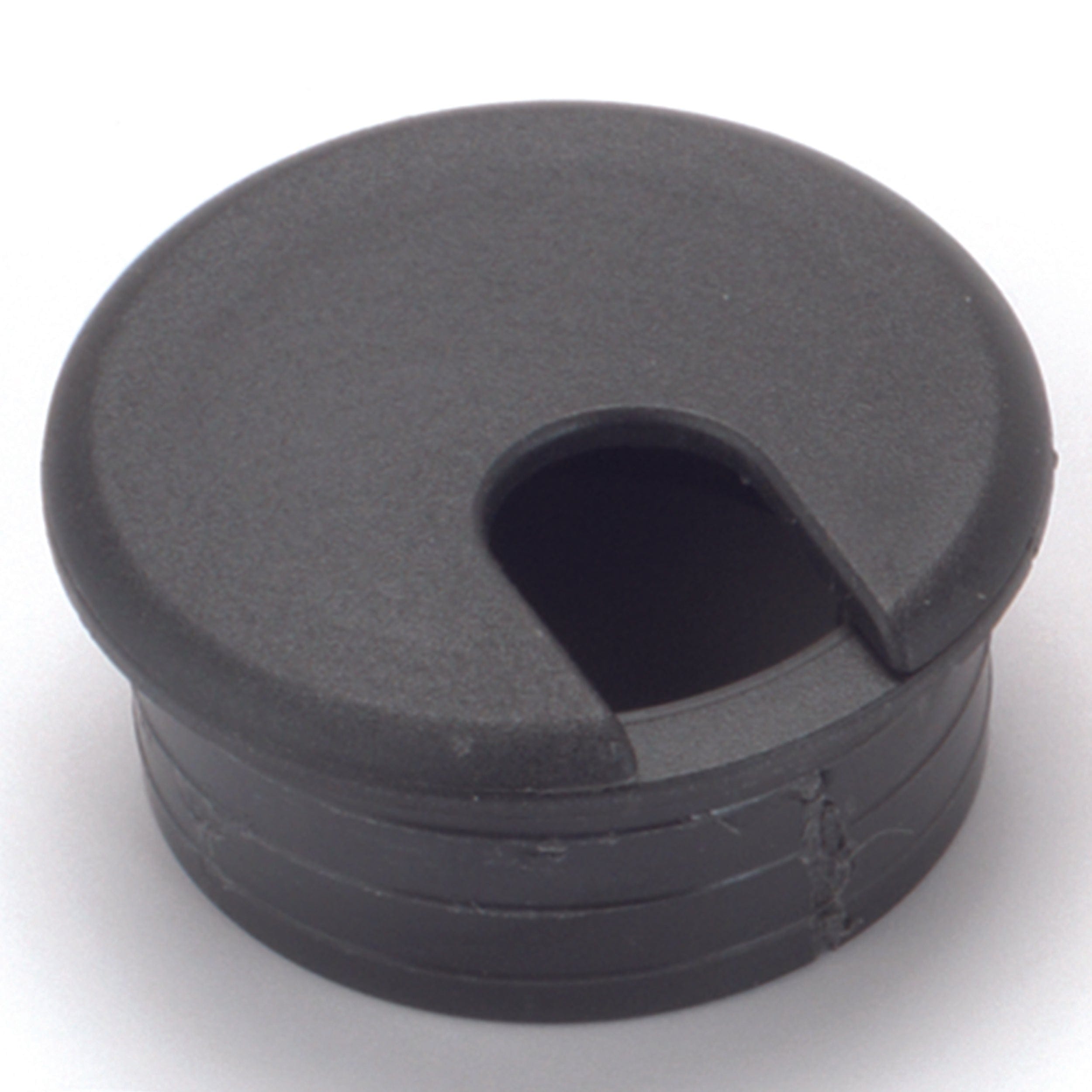 2-1/2" Cable Management Plastic Grommet Black