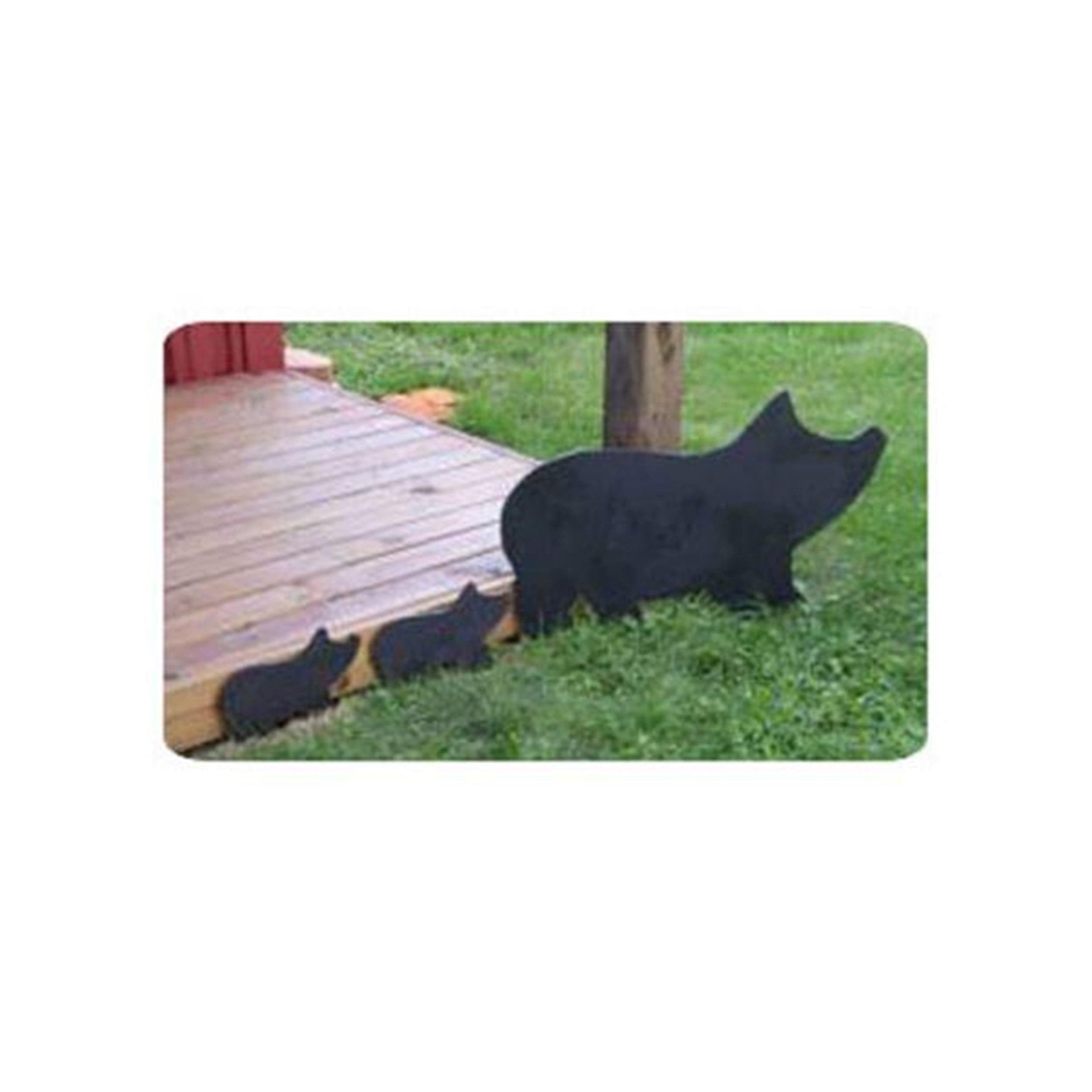 Woodworking Project Paper Plan to Build Mama Pig and Piglets Shadow