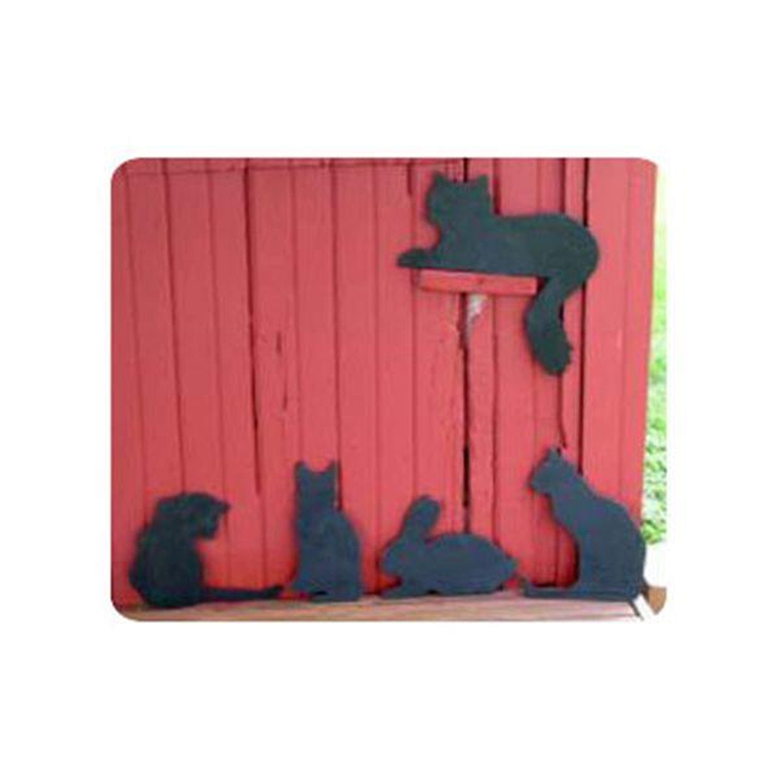 Woodworking Project Paper Plan to Build Cats and Rabbit Shadow