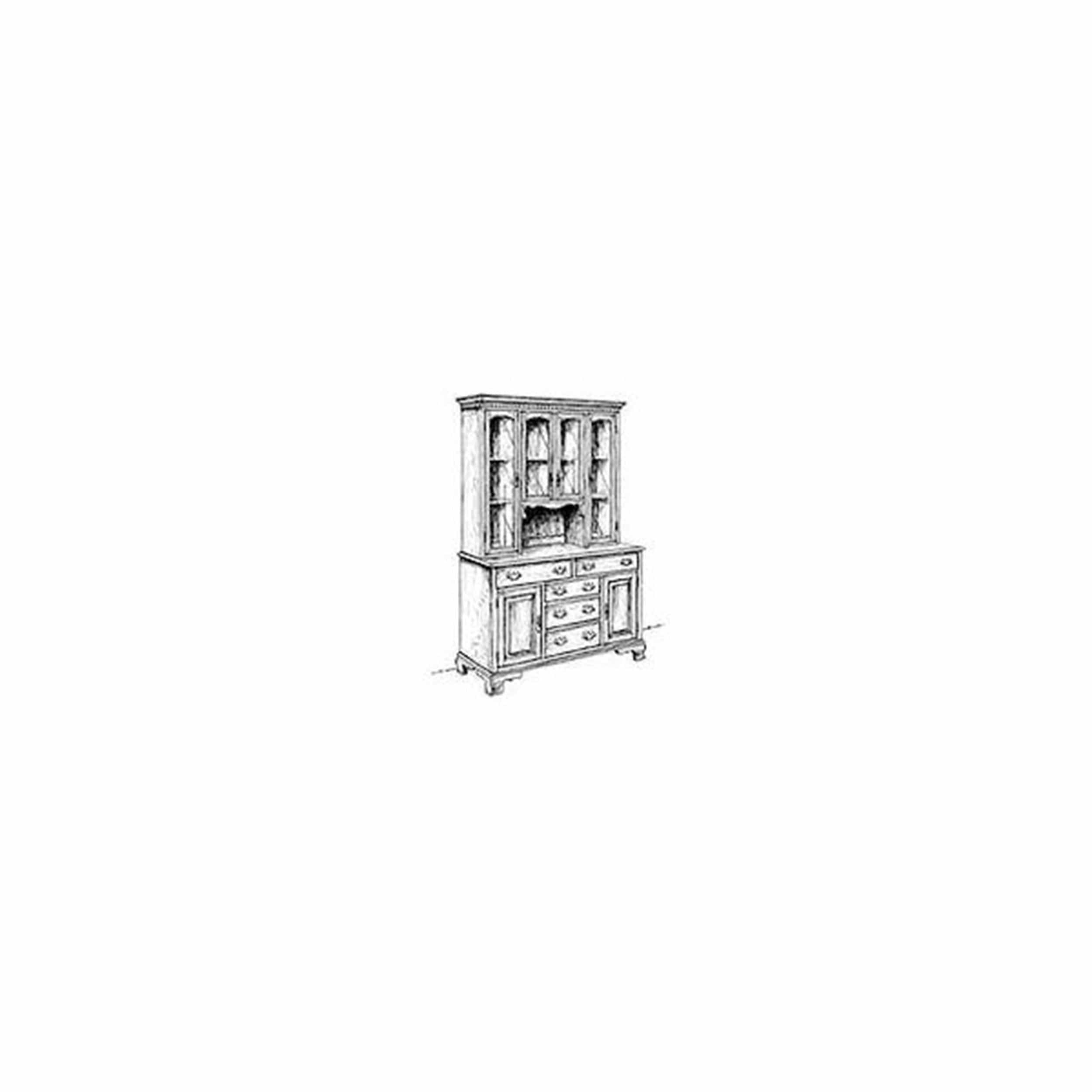 Large Hutch and Buffet Woodworking Plan