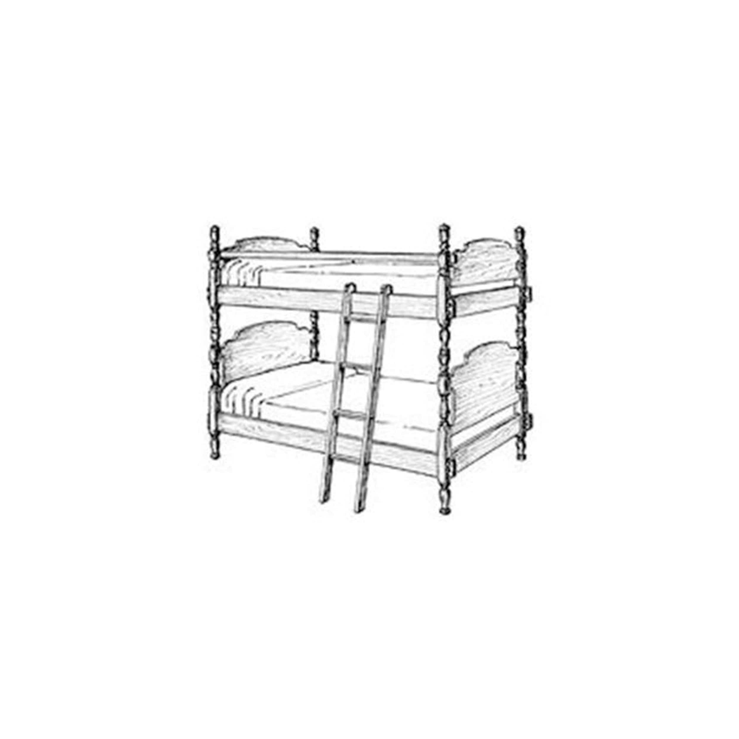 Woodworking Project Paper Plan to Build Traditional Bunk Bed