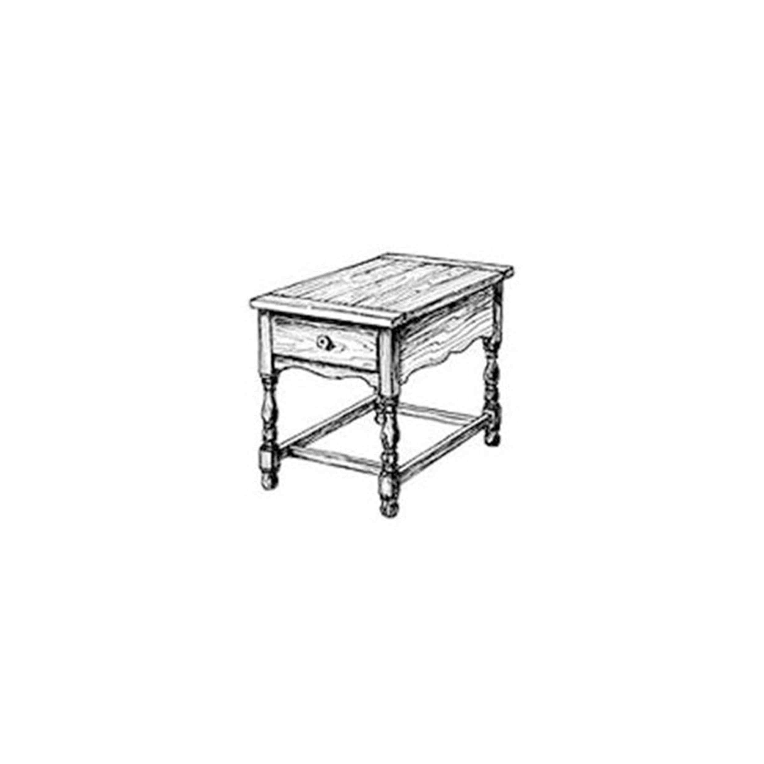 Woodworking Project Paper Plan to Build End Table