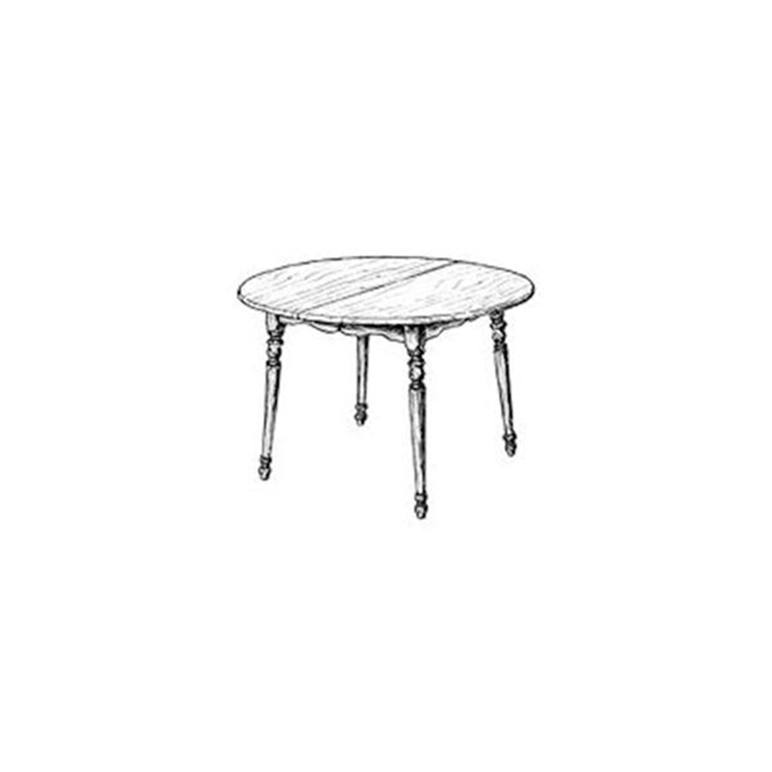 Woodworking Project Paper Plan to Build Round Extension Dining Table