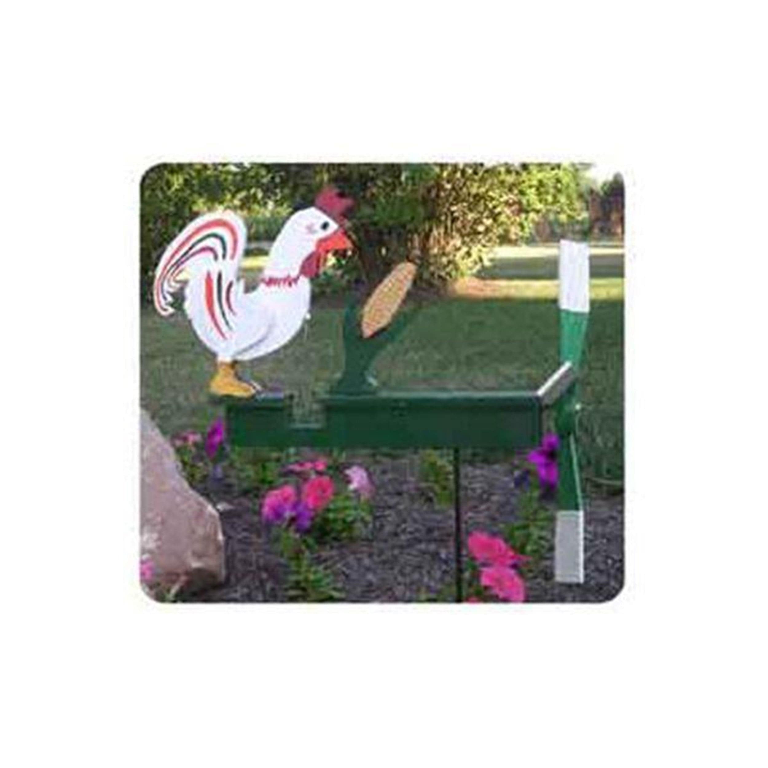 Woodworking Project Paper Plan to Build Chicken Pecking Corn Whirligig