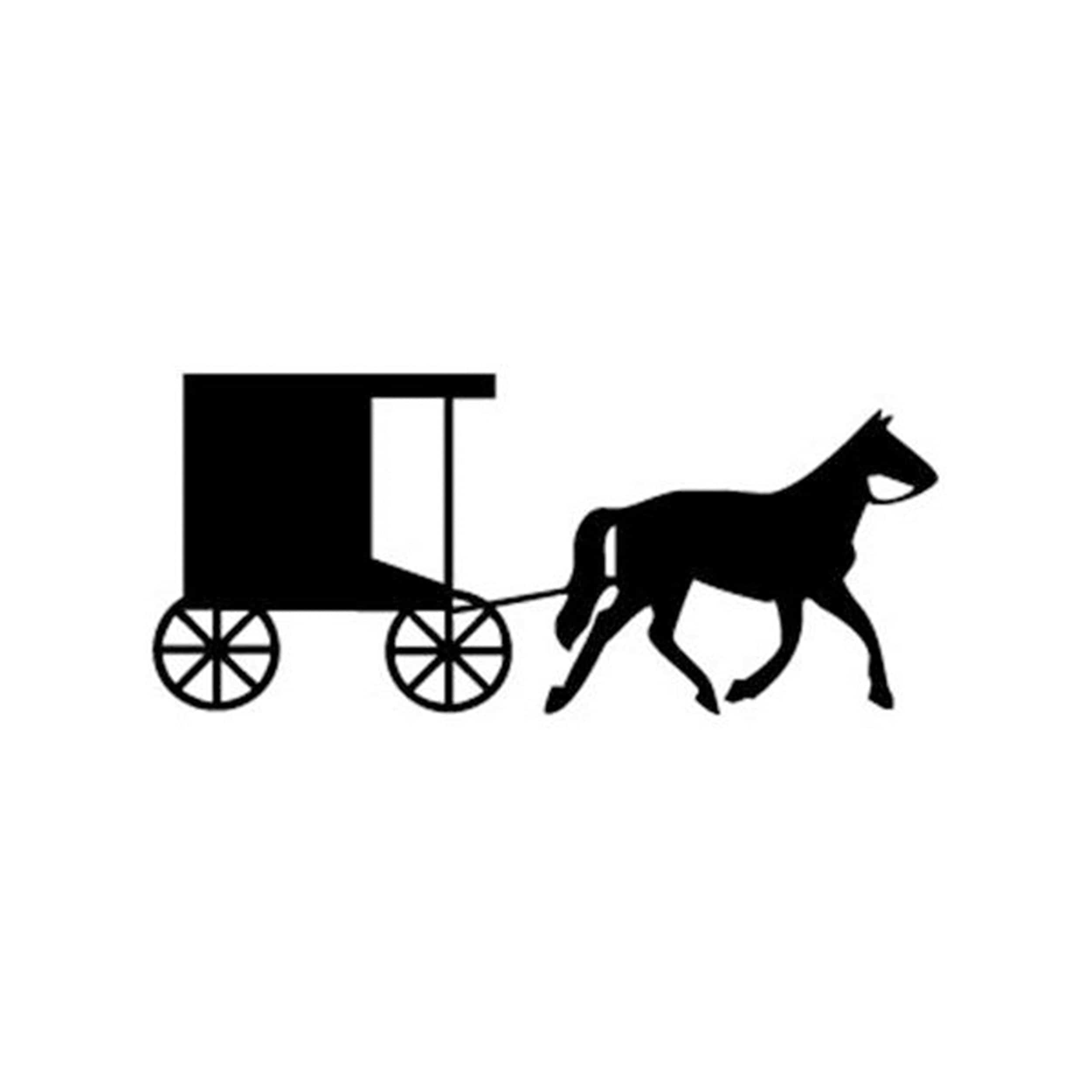 Woodworking Project Paper Plan to Build Horse and Buggy Shadow Pattern