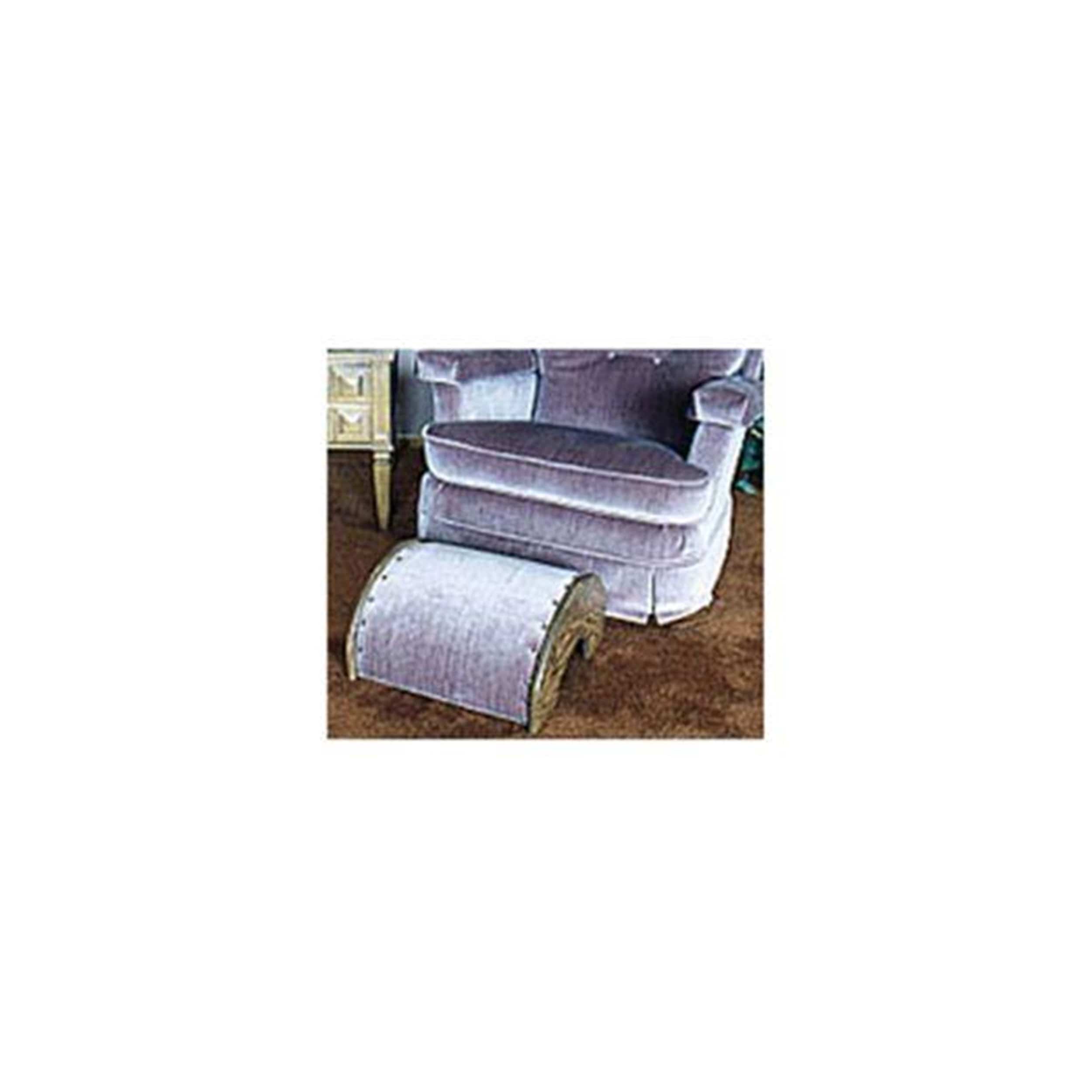 Woodworking Project Paper Plan to Build Upholstered Footstool
