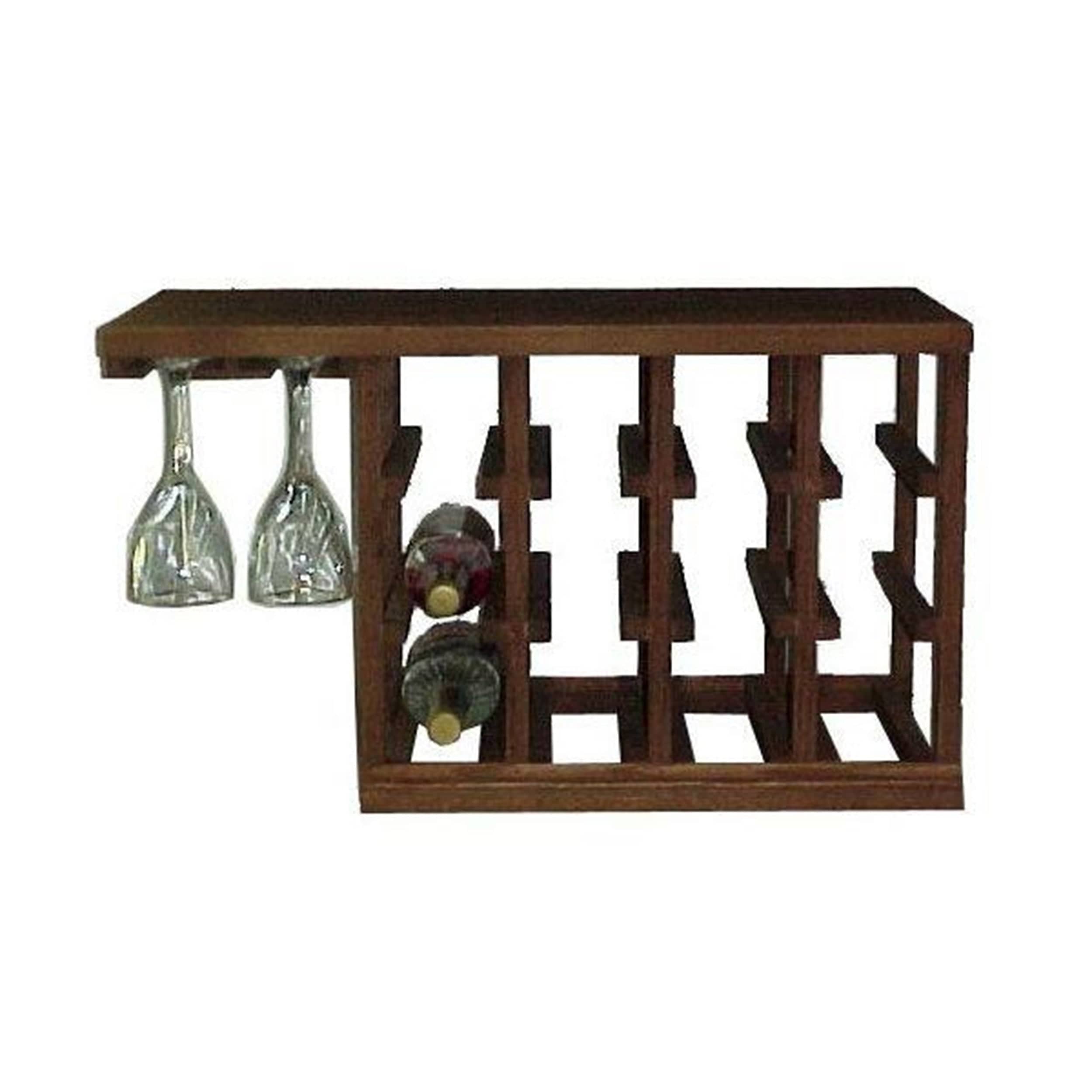 Woodworking Project Paper Plan to Build Wine Glass Rack