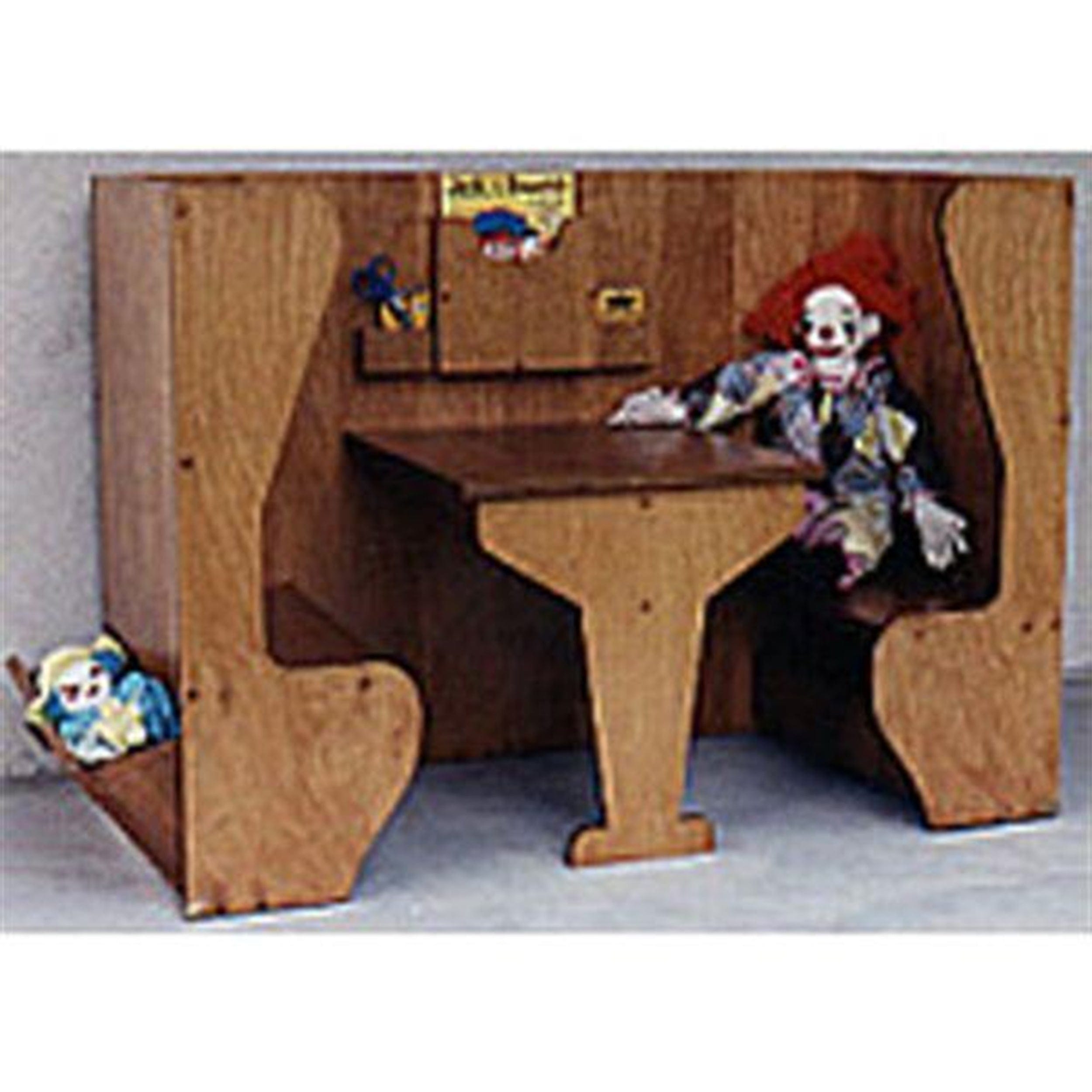 Woodworking Project Paper Plan to Build Kiddie Booth