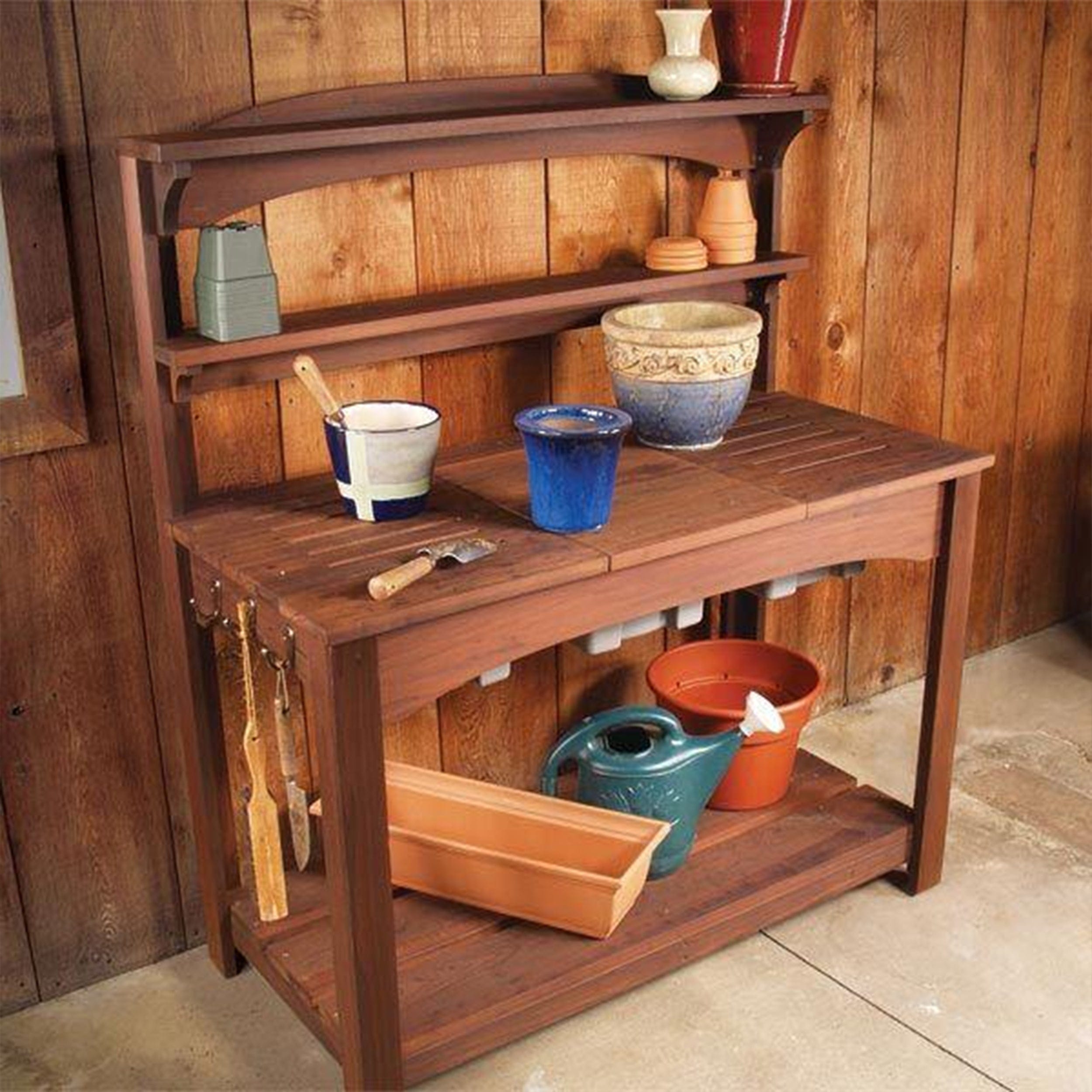 Potting Bench - Paper Plan