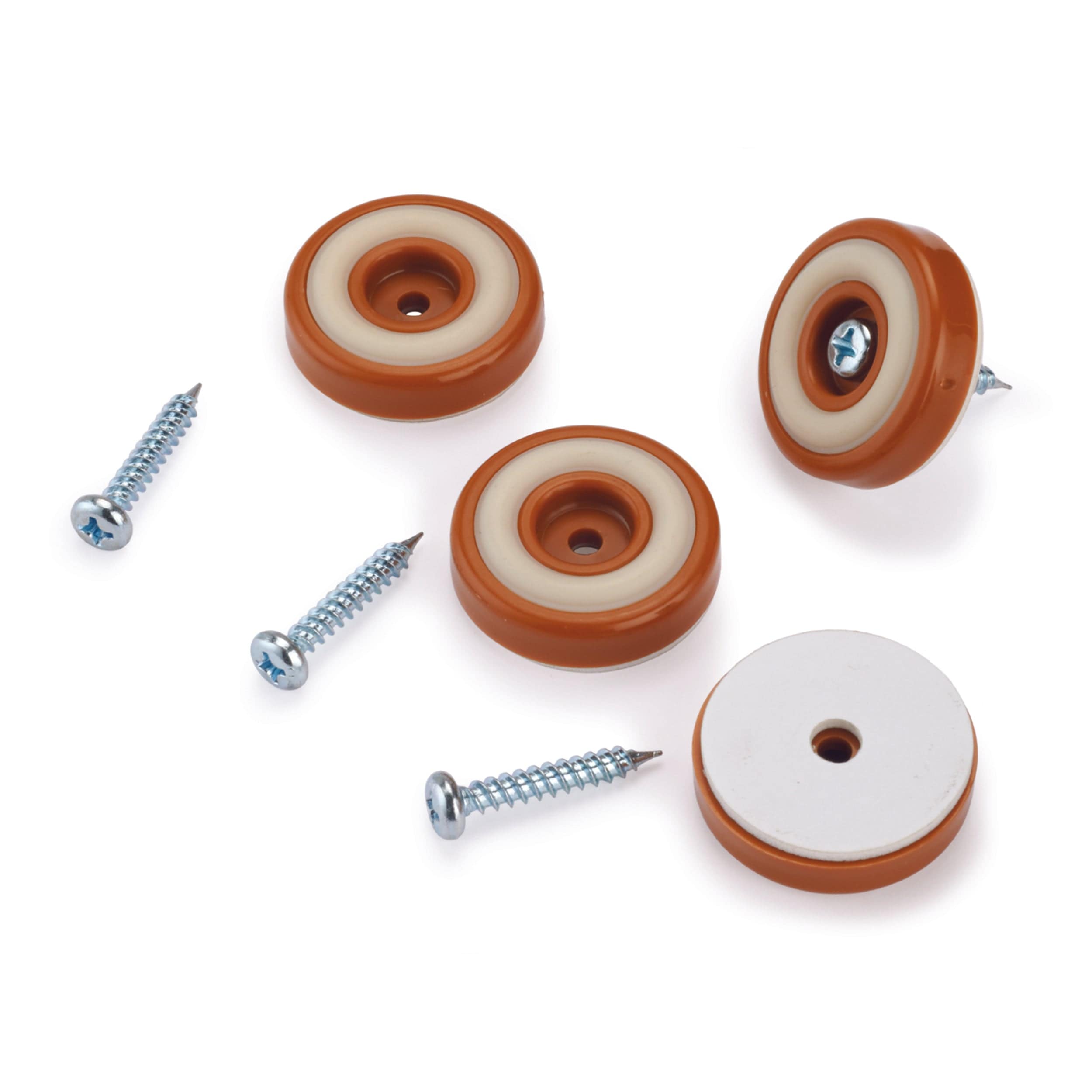 Gripper Foot Floor Protector - 1-1/4" - Caramel - 8 Piece