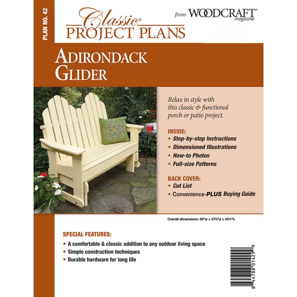 Adirondack Glider - Paper Plan