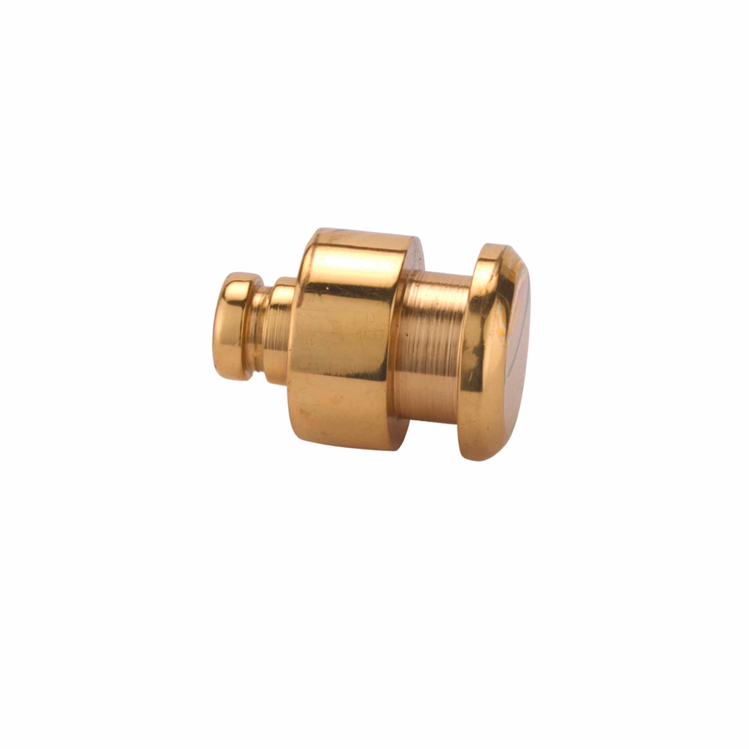 Jewelry Box Feet/Knob - 1/2" Diameter - Polished Brass