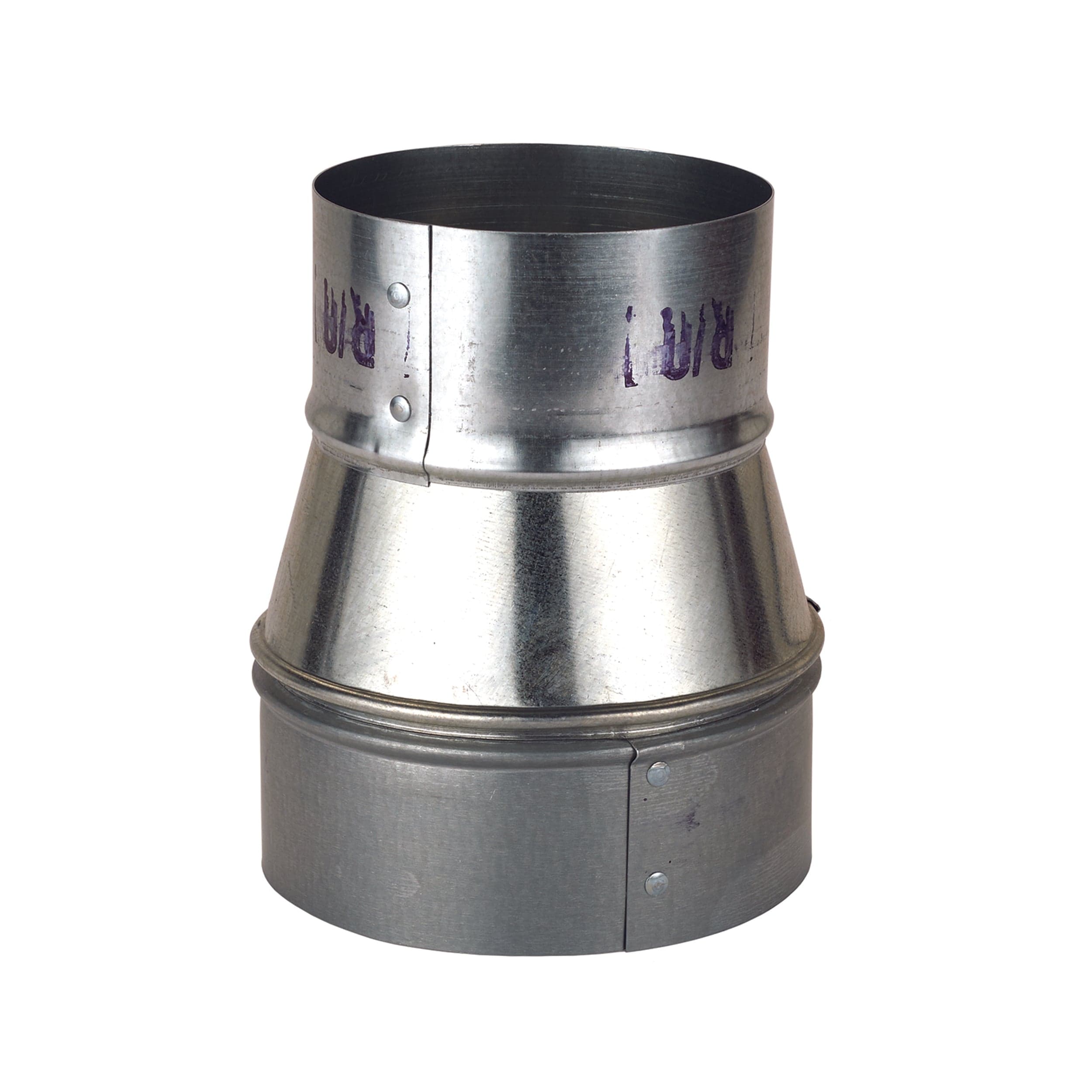 Reducer Dust Collection Fitting - Metal - Fits 4" Diameter Hose to 5" Port