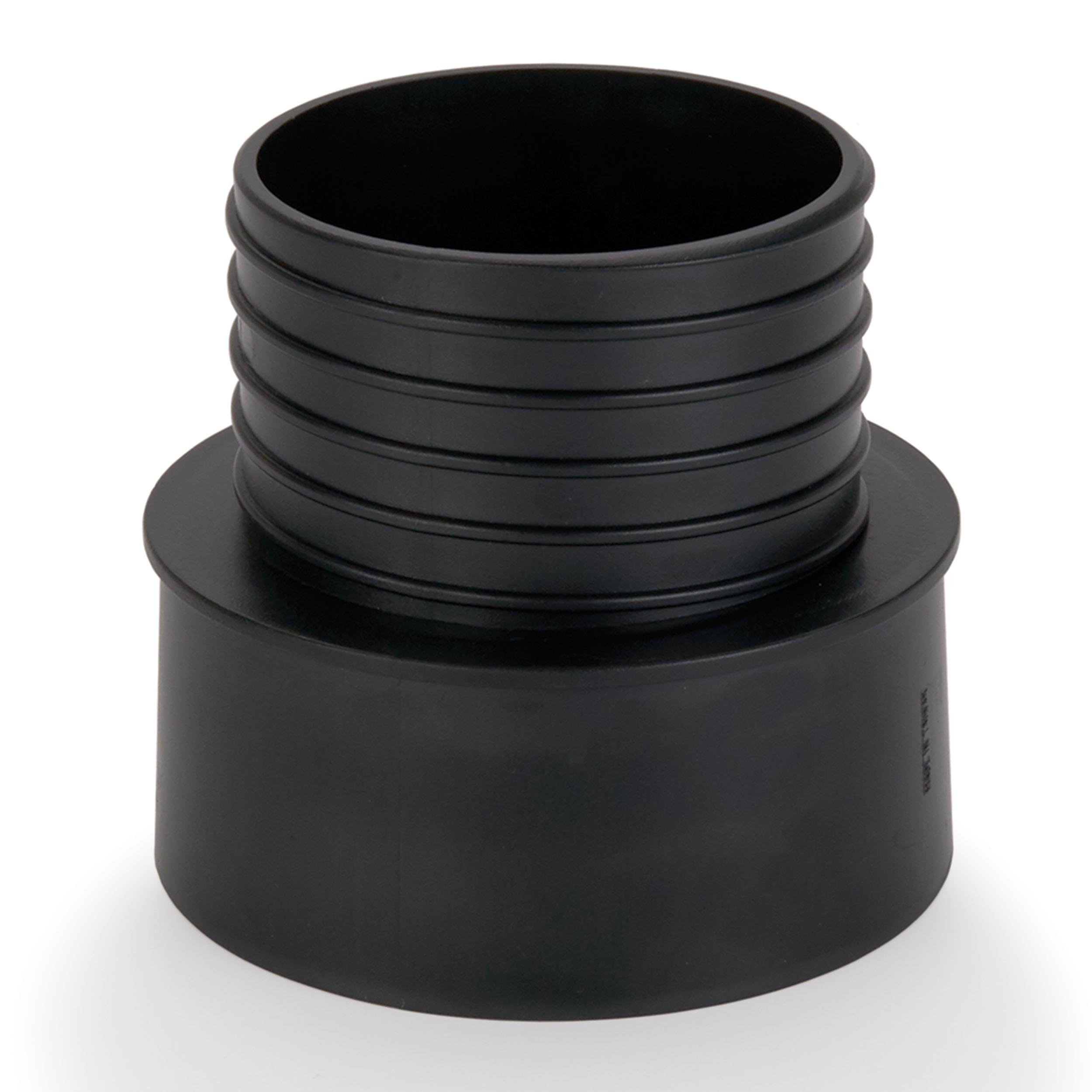 Quick-Connect Reducer Dust Collection Fitting -Fits 5" OD Port to 4" Diameter Hose