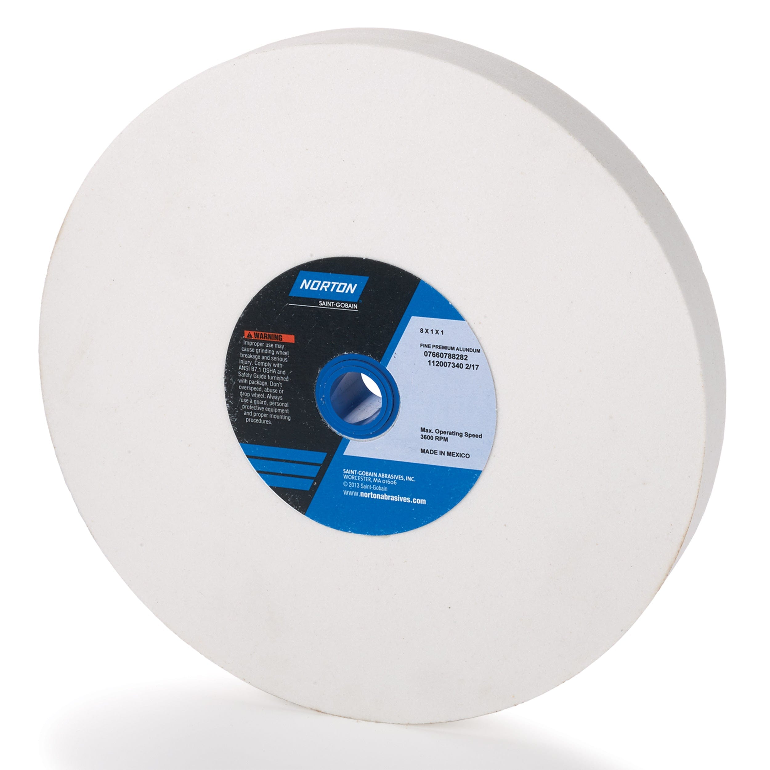 Aluminum Oxide Grinding Wheel - 8" x 1"x 1" -100 Grit