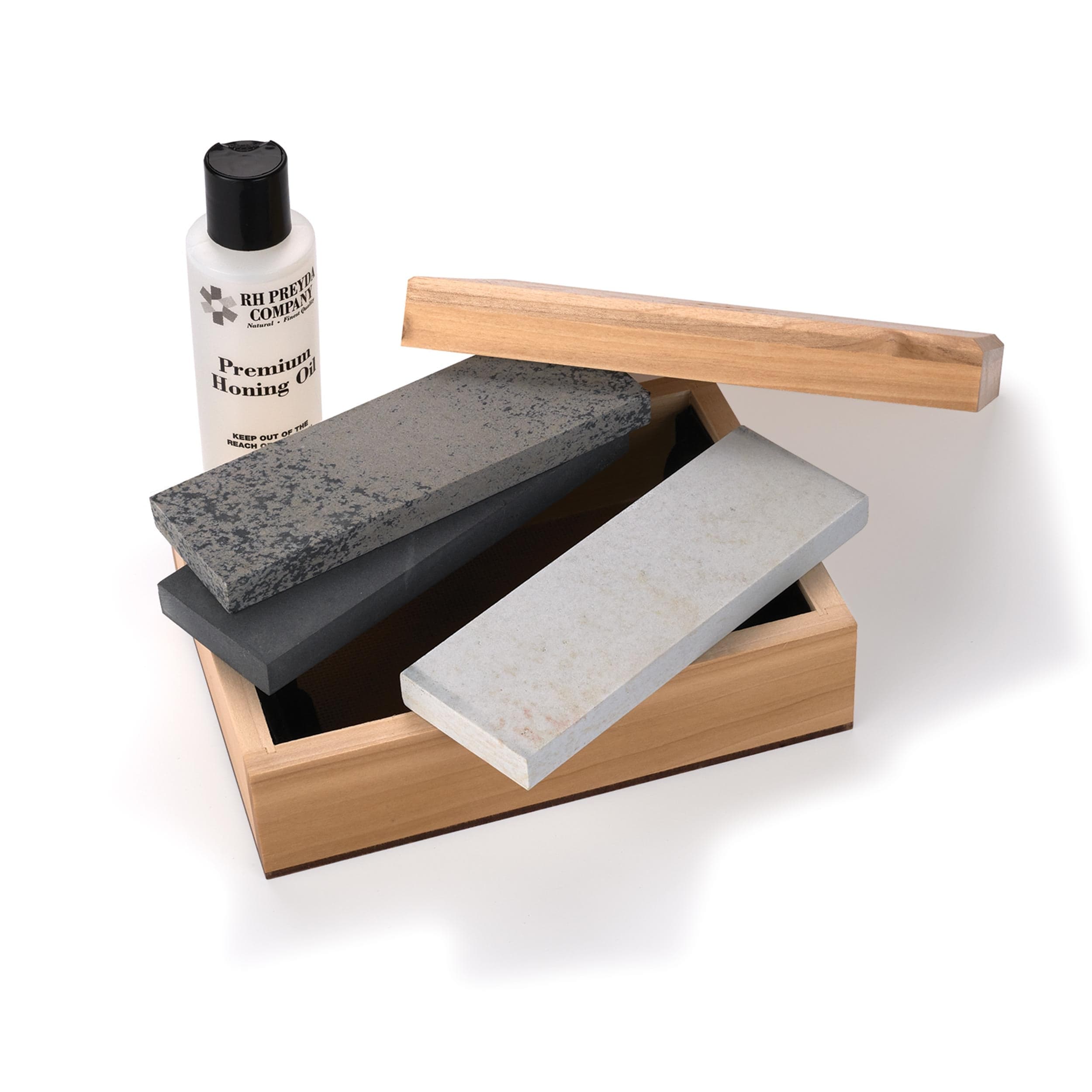 Arkansas Stone Kit - 1/2" x 2" x 6” - 3 Piece