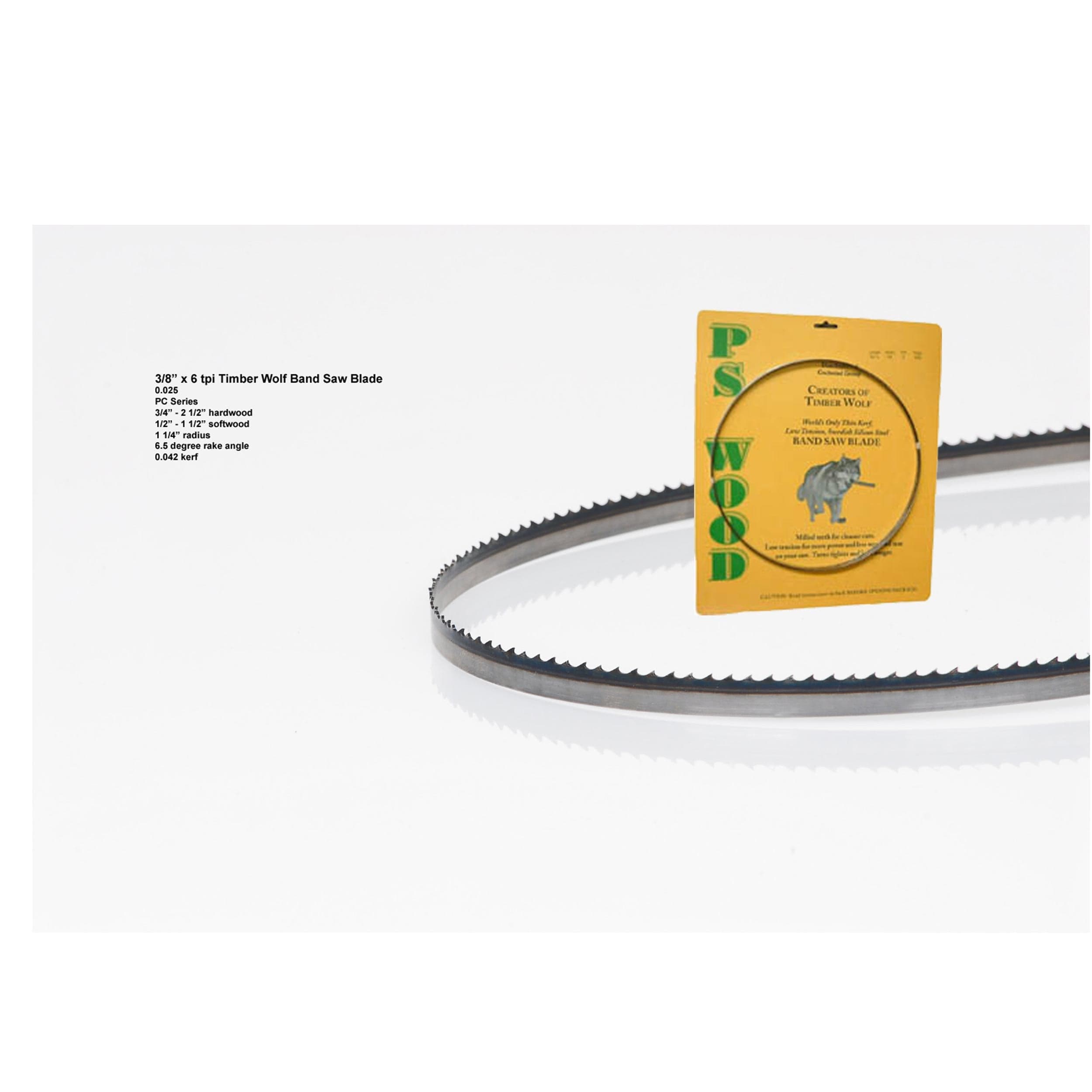 Bandsaw Blade - 70-1/2" x 3/8" x .025" x 6 TPI - Positive Claw