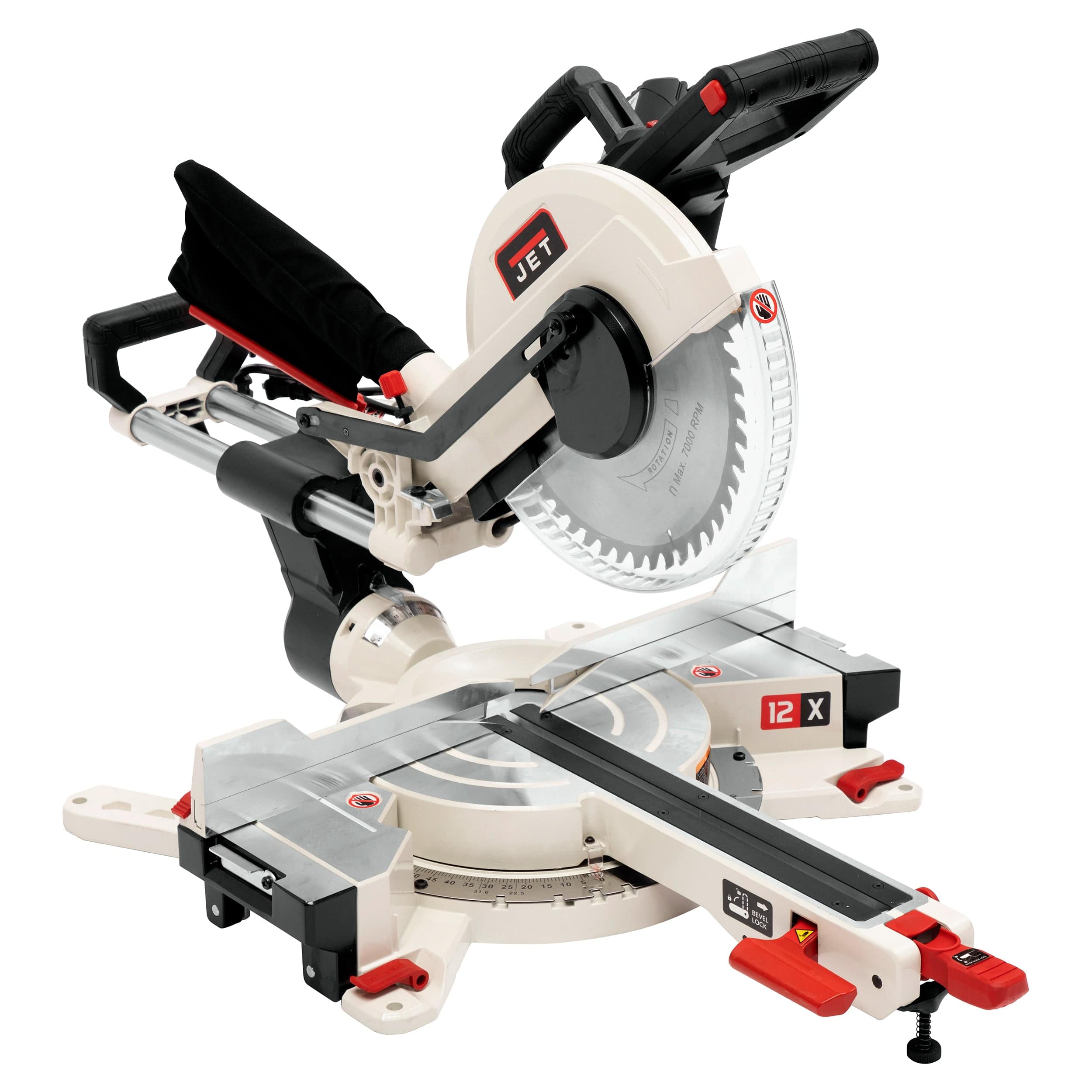 12" Dual Bevel Sliding Compound Miter Saw - 1 Ph 115V - JMS-12X