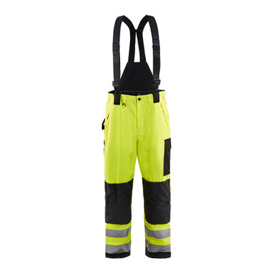 Blaklader HI-VIS SHELL PANTS - Yellow Hi-viz/Black - Size: 4XL