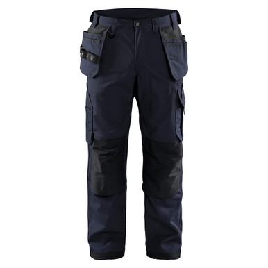 Blaklader Ripstop Pants With Utility Pockets - Dark navy blue - Waist Size: 44 - Inseam: 32