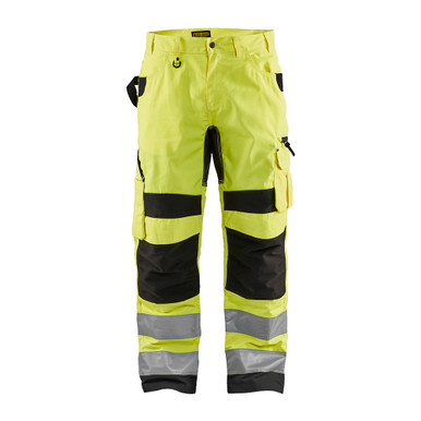Blaklader Hi-Vis Ripstop Pant - Yellow Hi-viz/Black - Waist Size: 42 - Inseam: 30