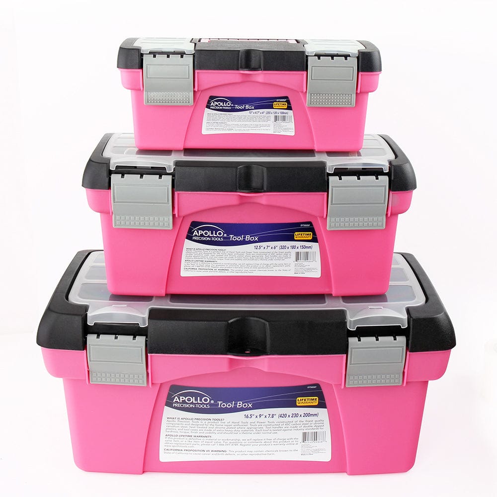 Tool Box - Pink - 3 Piece