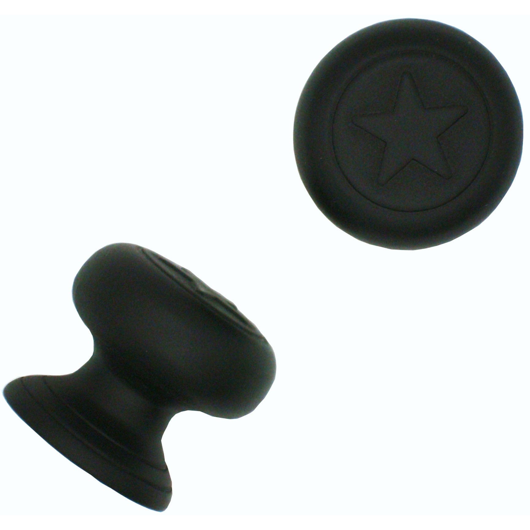 Raised Star Knob,Matte Black