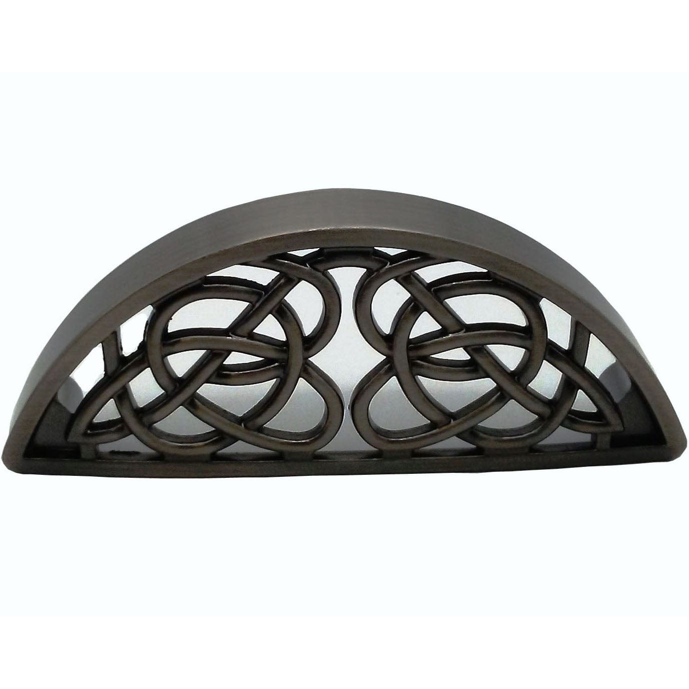 Celtic Cup Pull, Satin Nickel Oxide