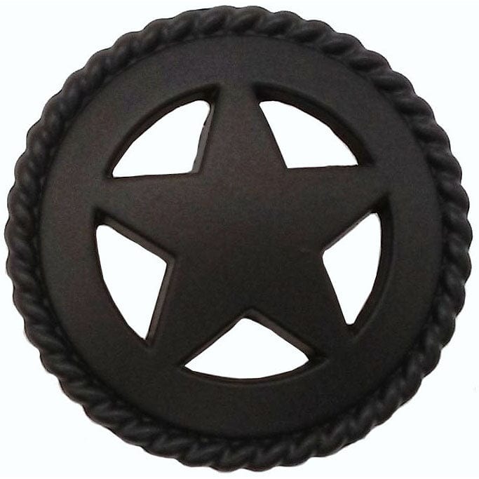 Star with Roped Edge, Oil Rubbed Bronze