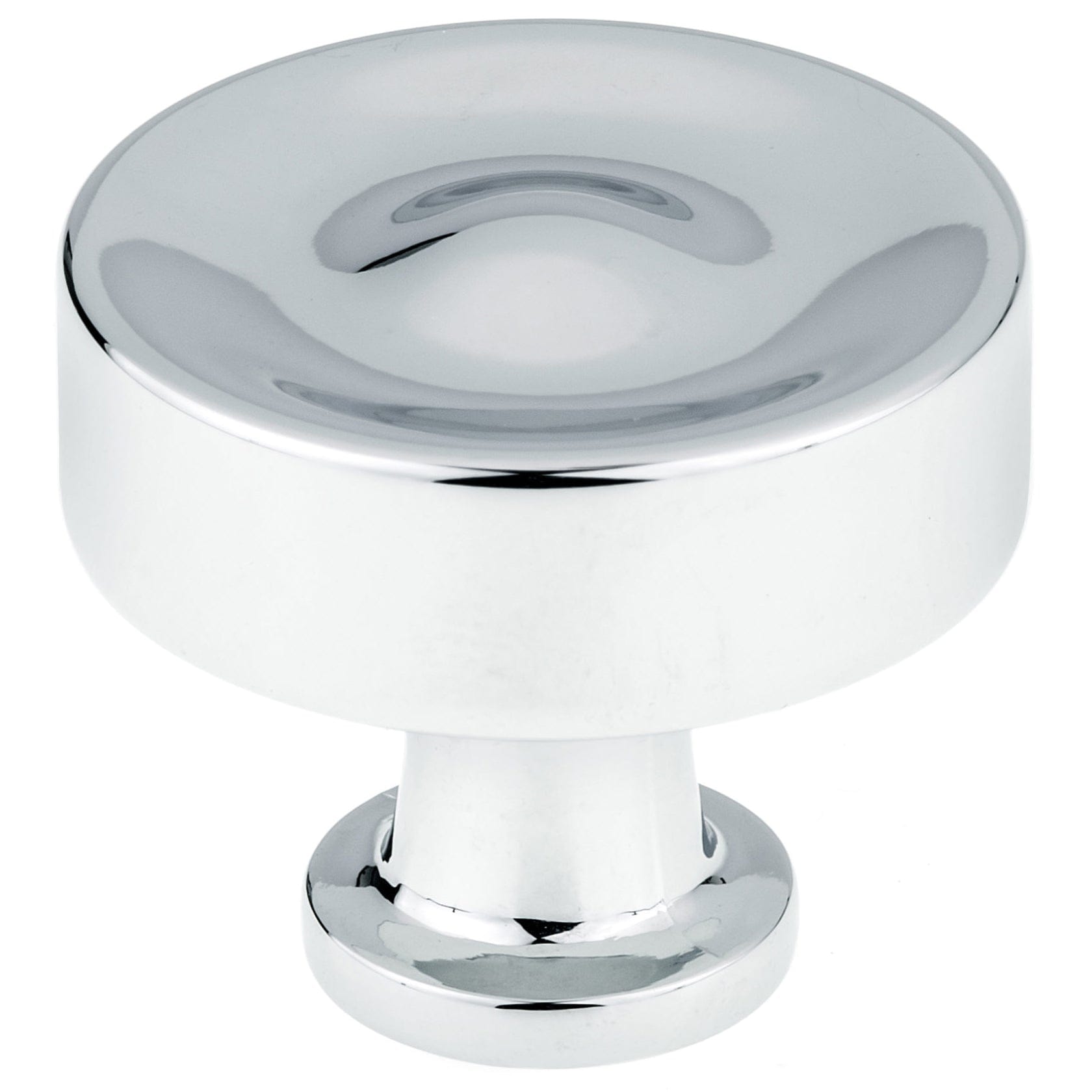 Traditional Knob, 1-3/8" D, Chrome