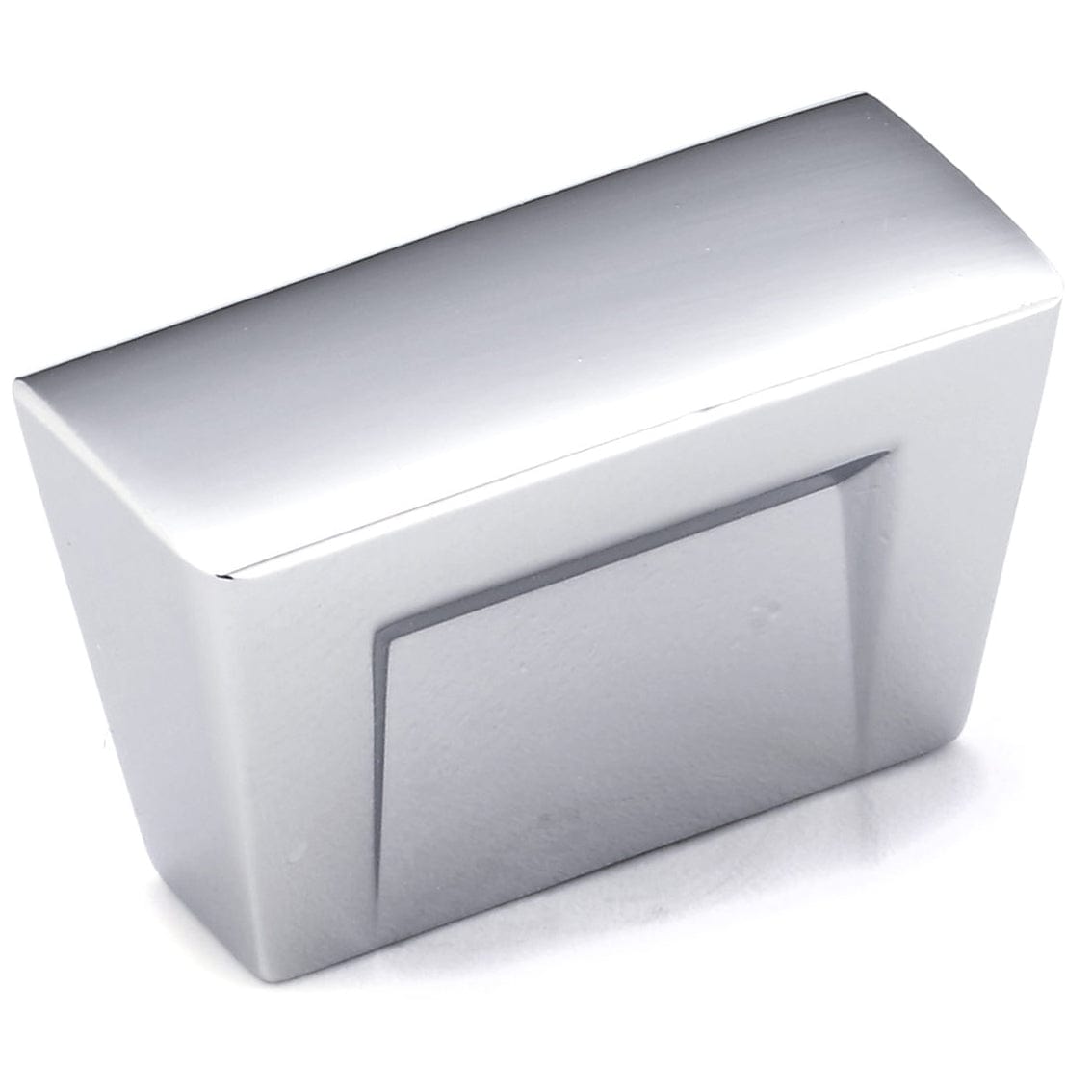 Contemporary Knob - 1-3/16" x 1/2" - Chrome