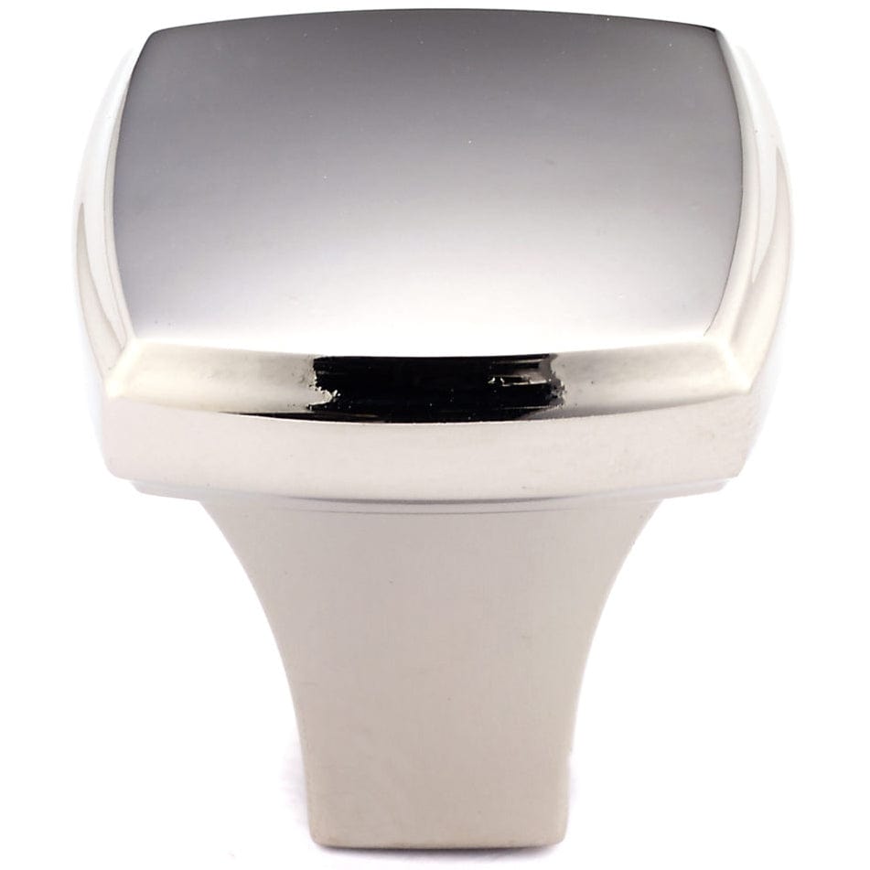 Transitional Knob, 1-1/4" x 1-1/4", Polished Nickel
