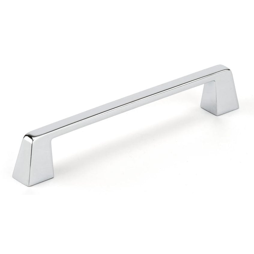 Contemporary Pull, 6-5/16" Center-to-Center, Chrome