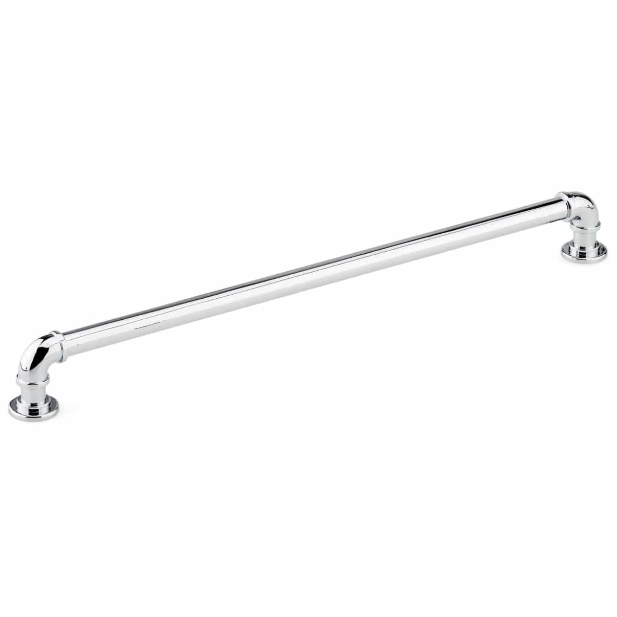 Eclectic Pull, 12-5/8" Center-to-Center, Chrome