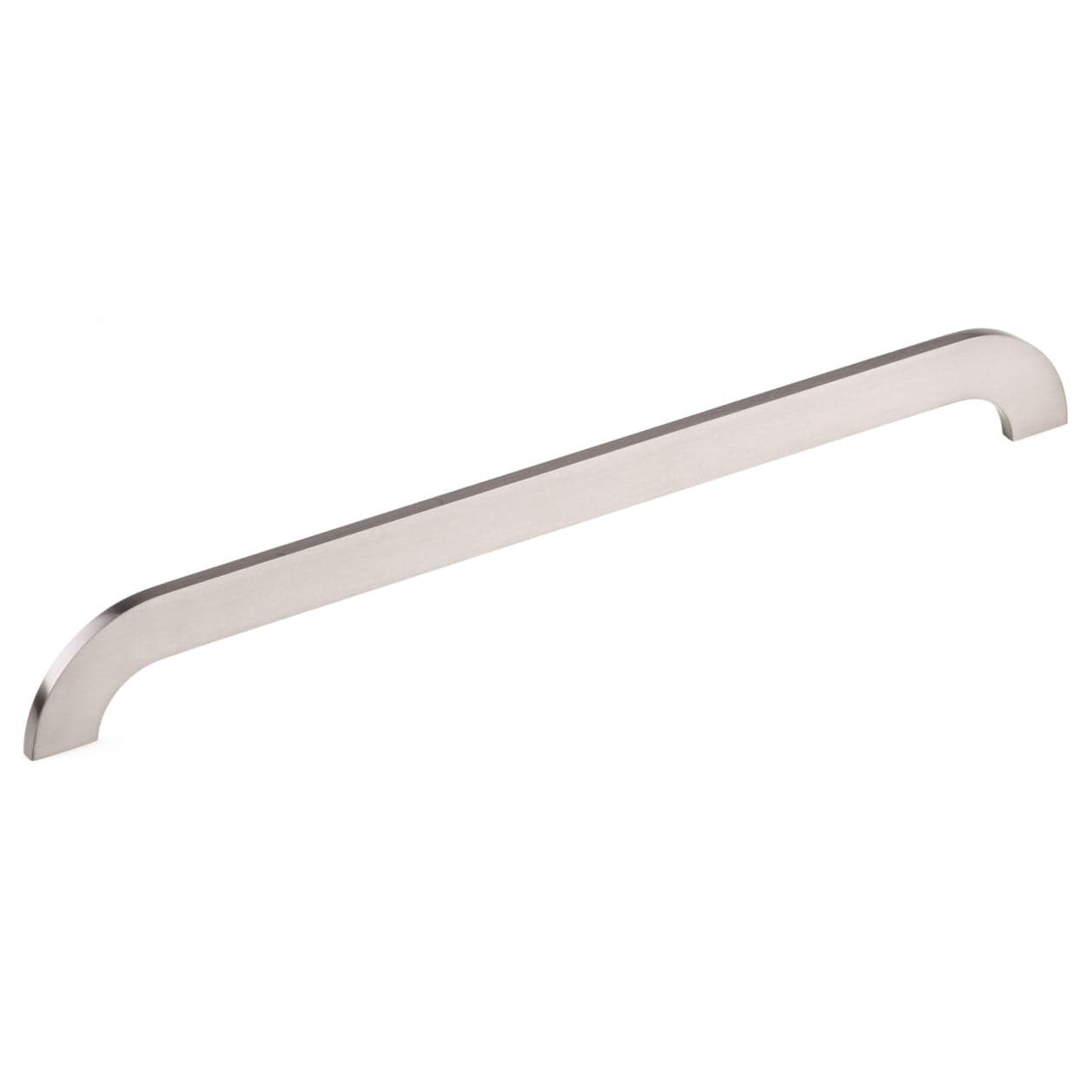 Contemporary Pull, 12-5/8" Center-to-Center, Brushed Nickel