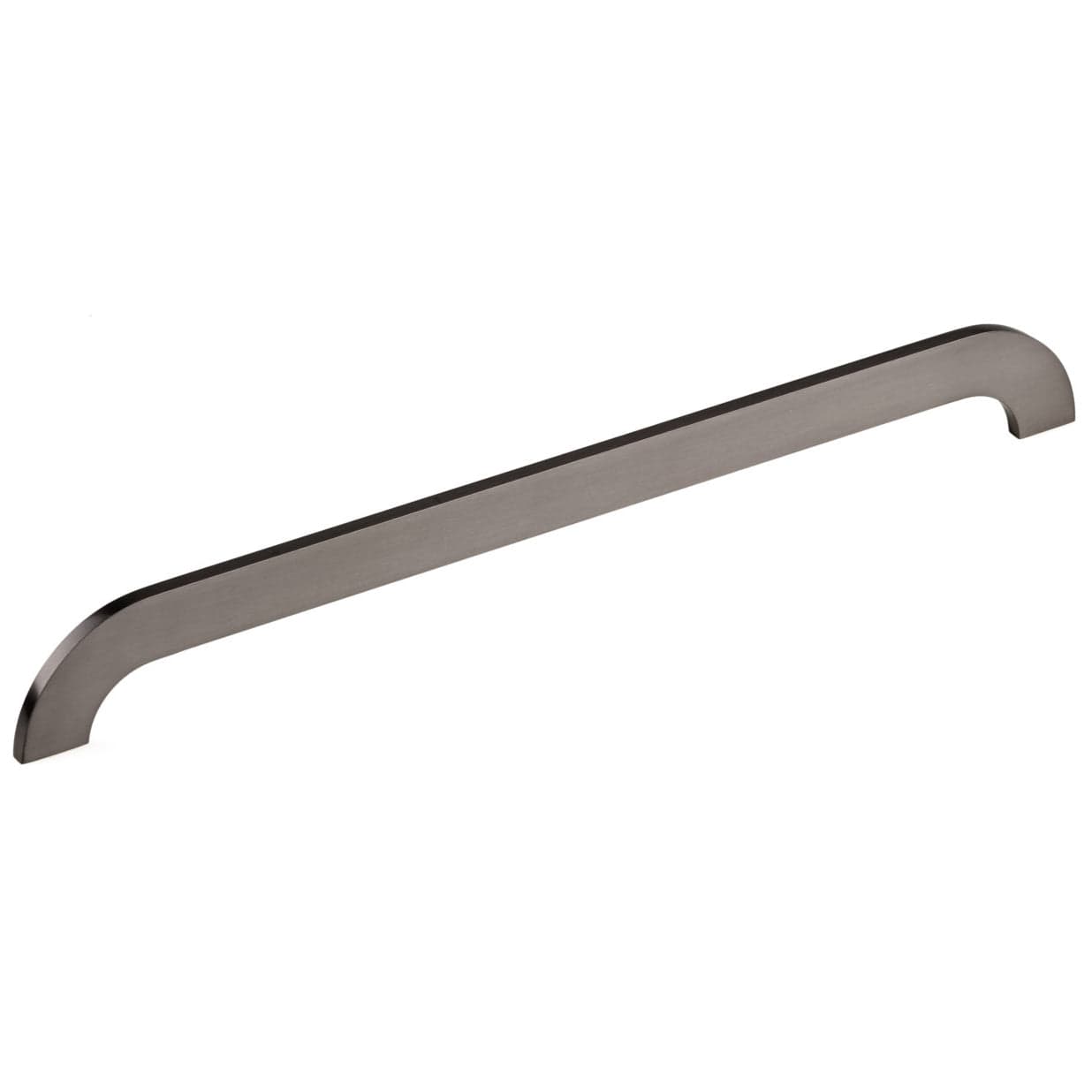 Contemporary Pull, 12-5/8" Center-to-Center, Brushed Black Nickel