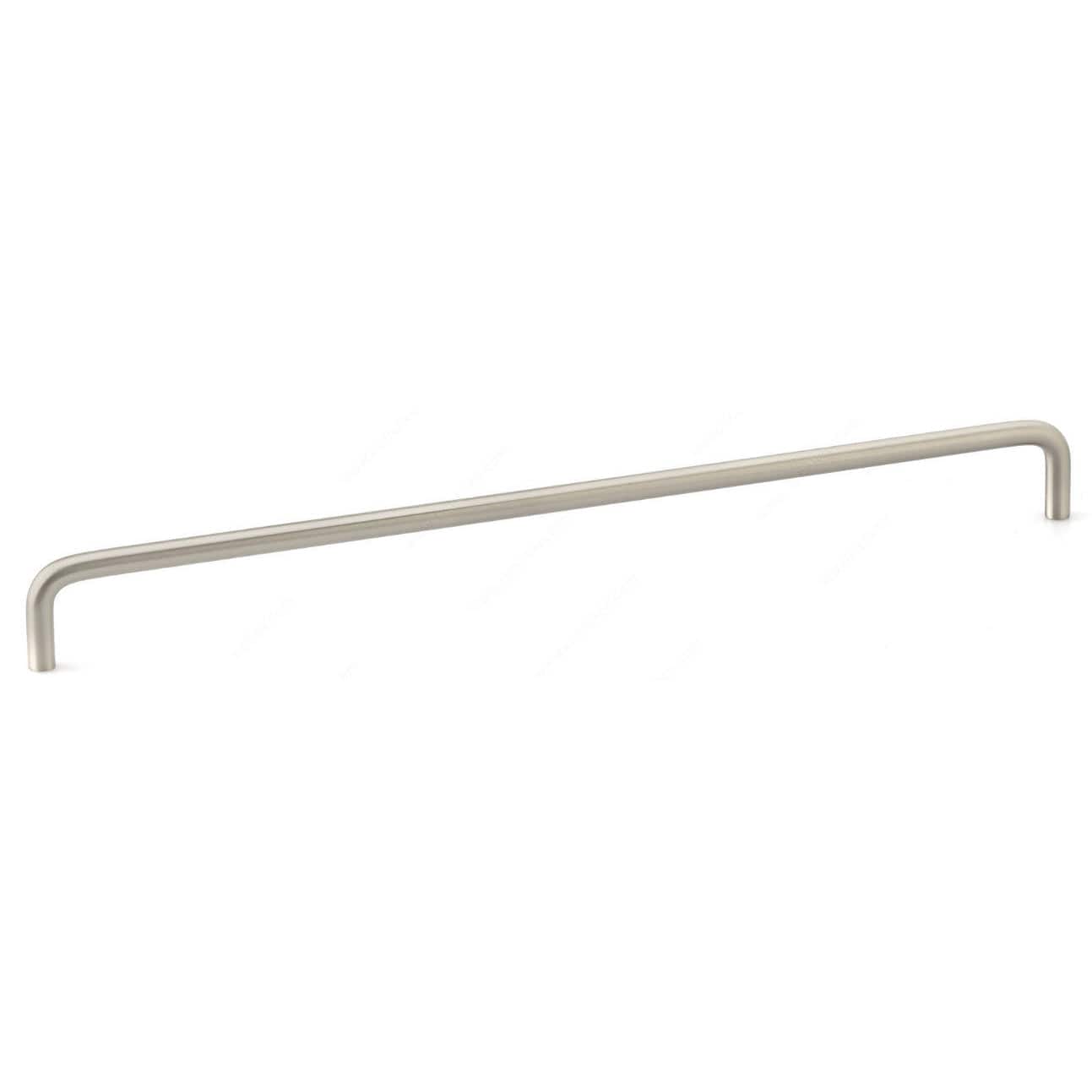 Contemporary Pull - 12-5/8" Center-to-Center - 5/16" W x 12-7/8" L - Brushed Nickel