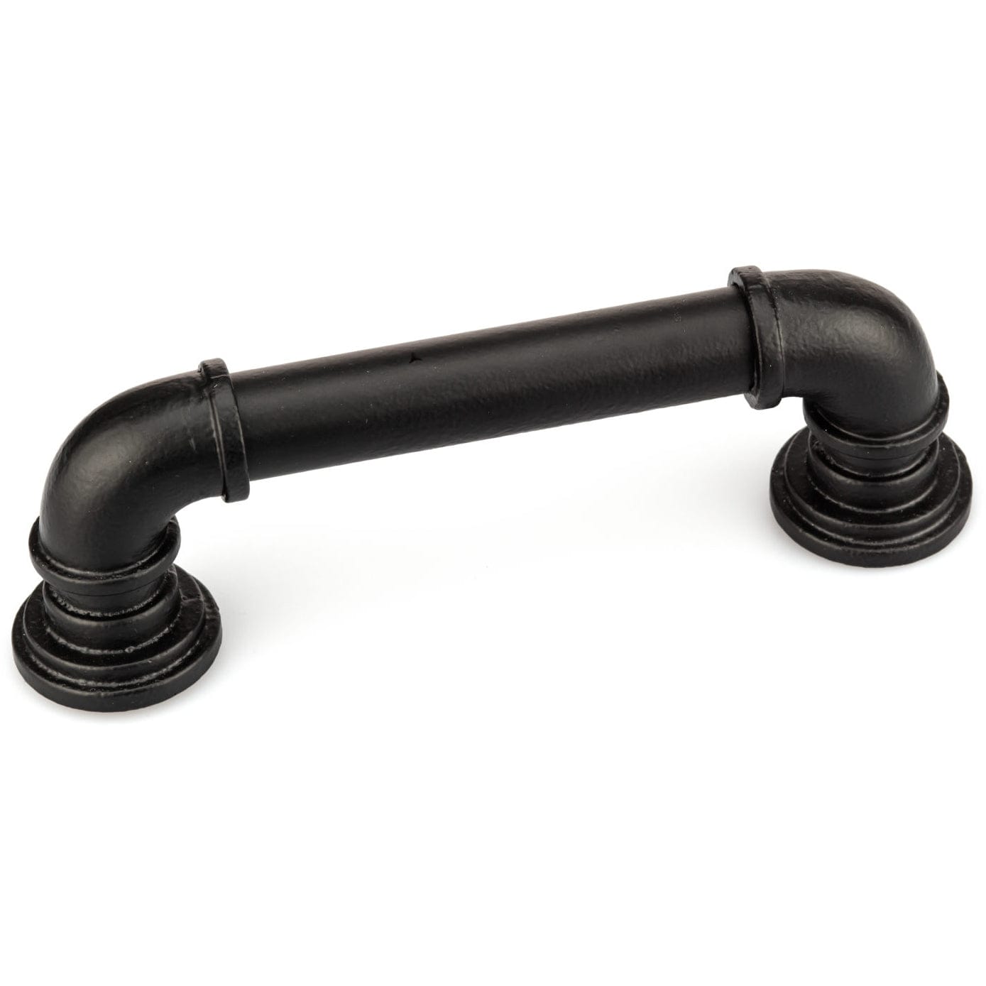Eclectic Barn Door Pull, 6-5/16" Center-to-Center, Matte Black