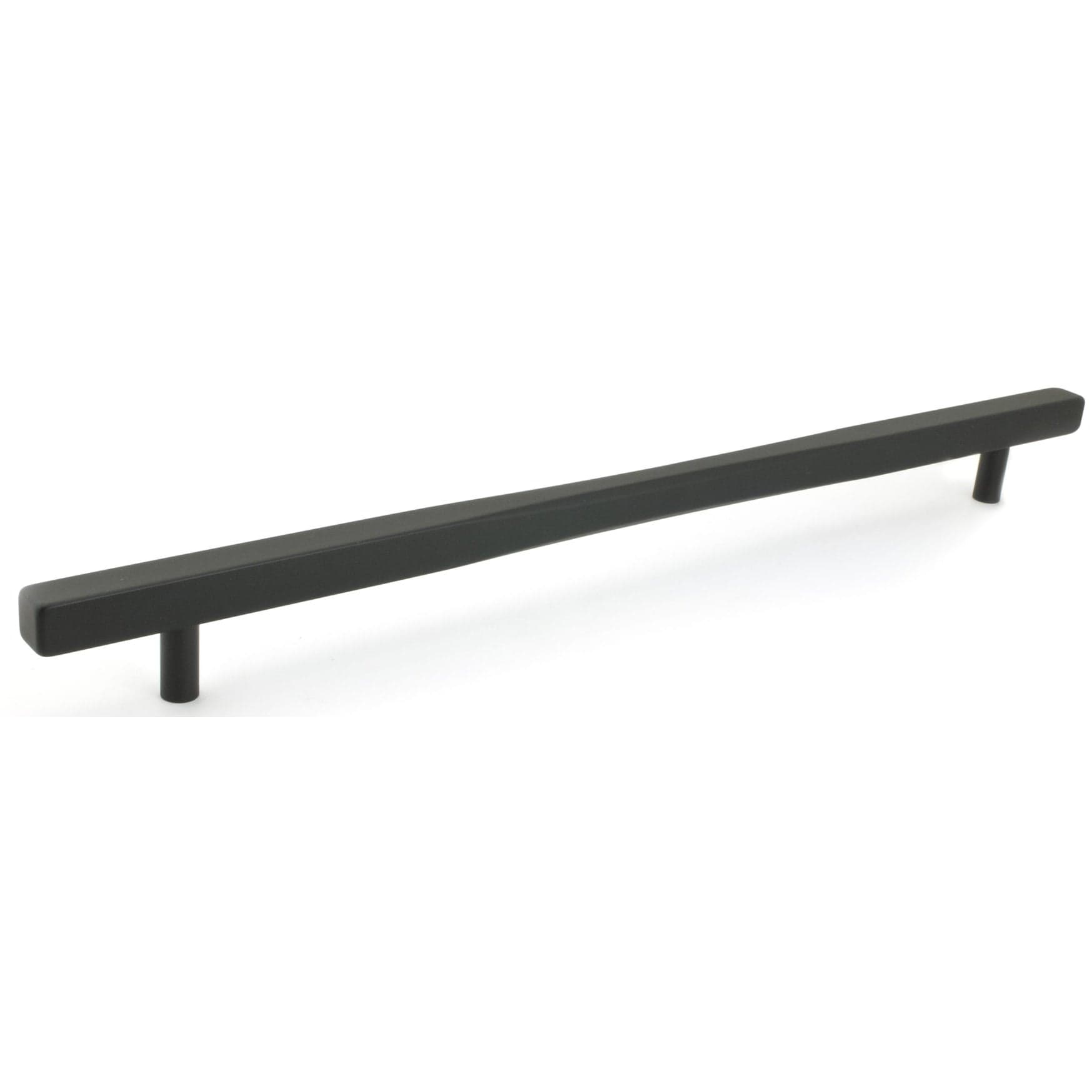 Contemporary Pull, 12-5/8" Center-to-Center, Matte Black