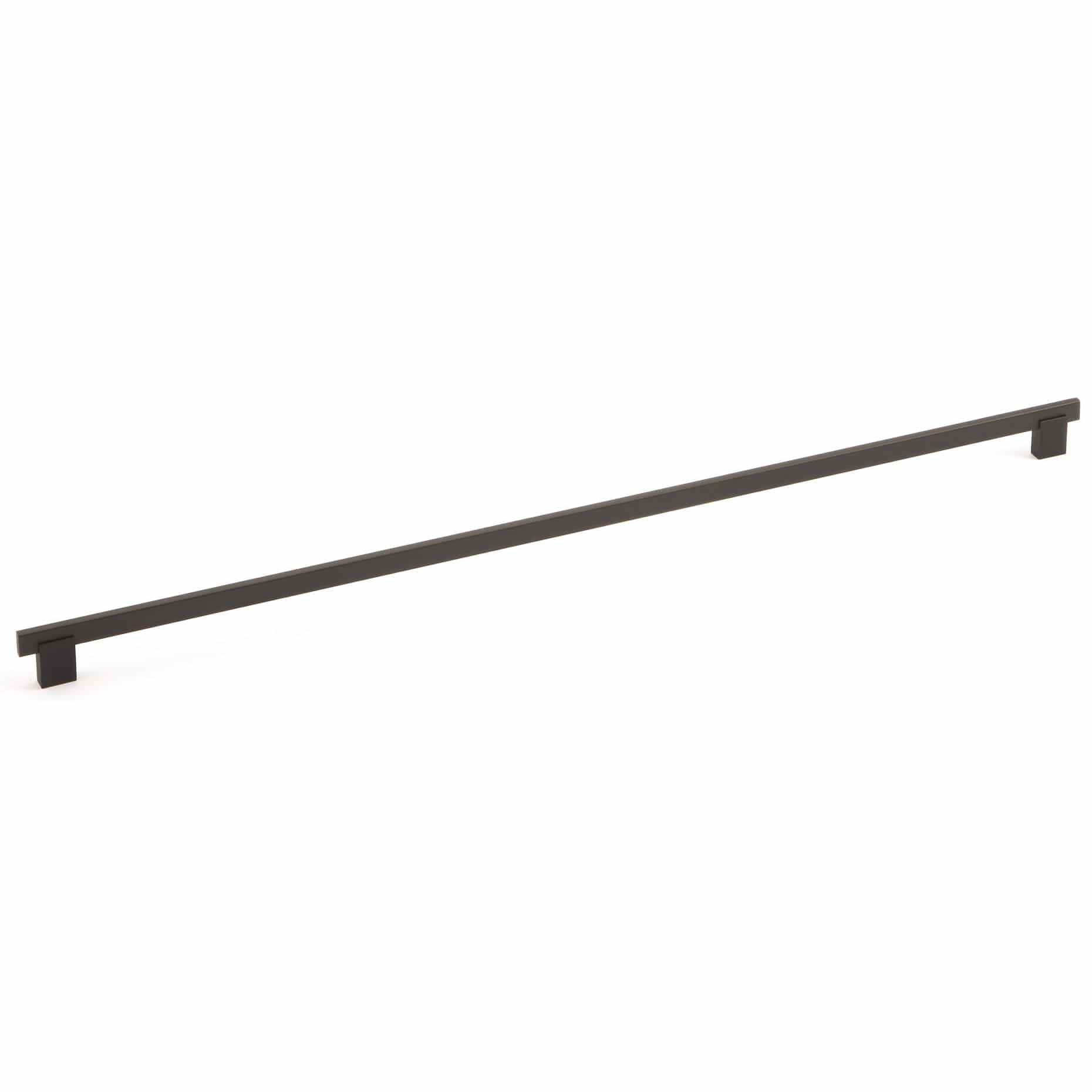Contemporary Pull - 25-1/4" Center-to-Center - Matte Black