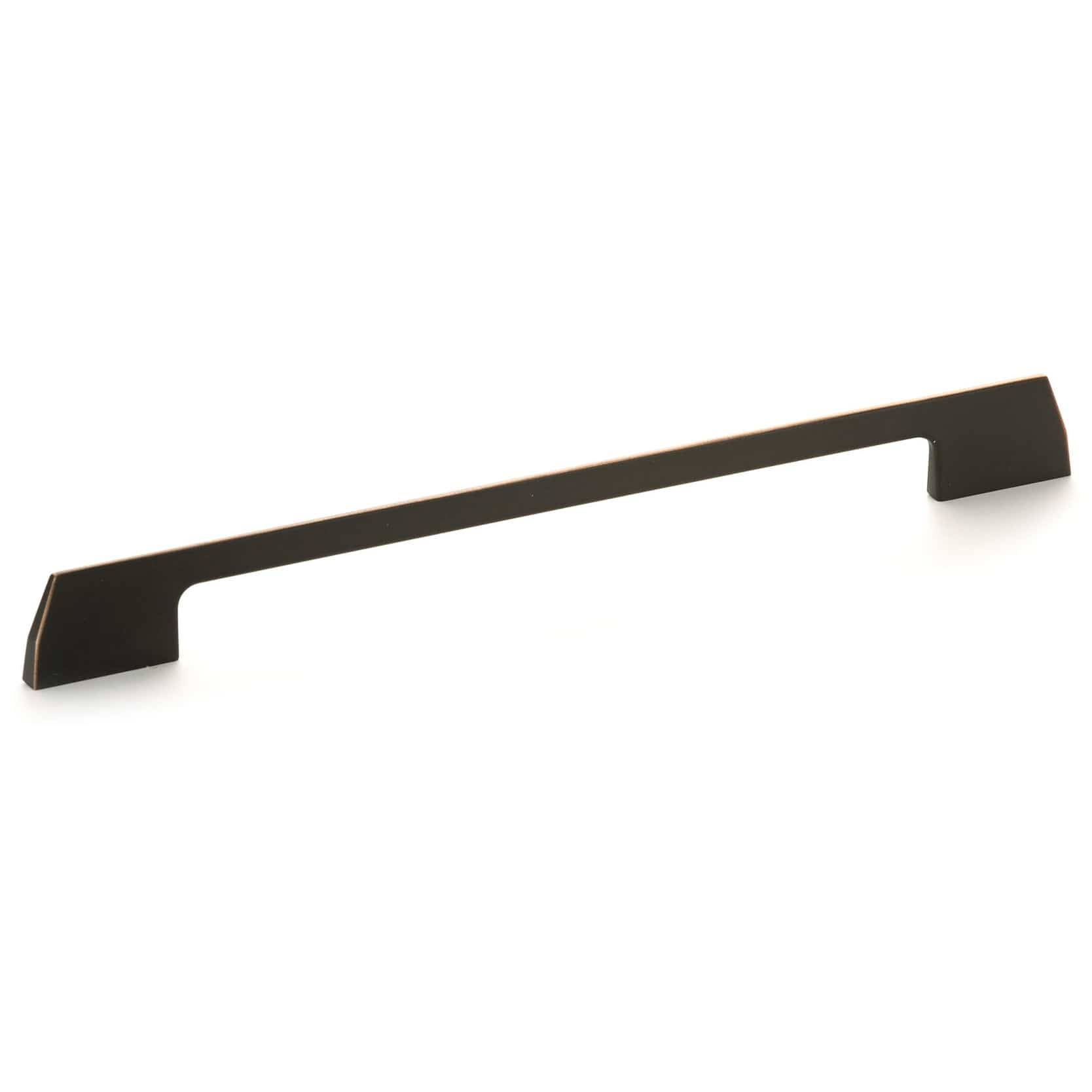 Contemporary Pull, 10-1/8" Center-to-Center, Brushed Oil-Rubbed Bronze