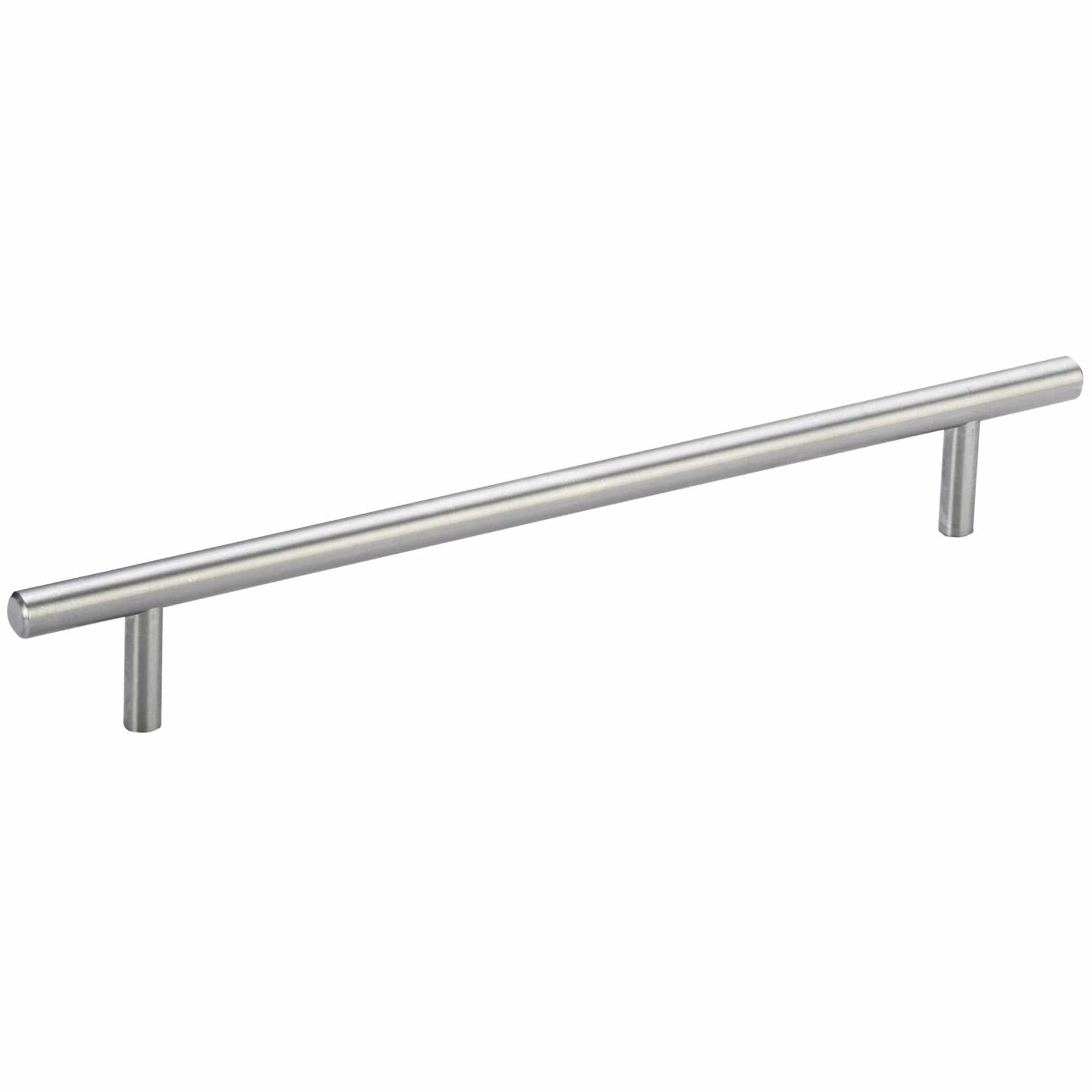 ContemporaryModern Bar Pull - 7-9/16" Center-to-Center - 9-3/4" OL - Stainless Steel