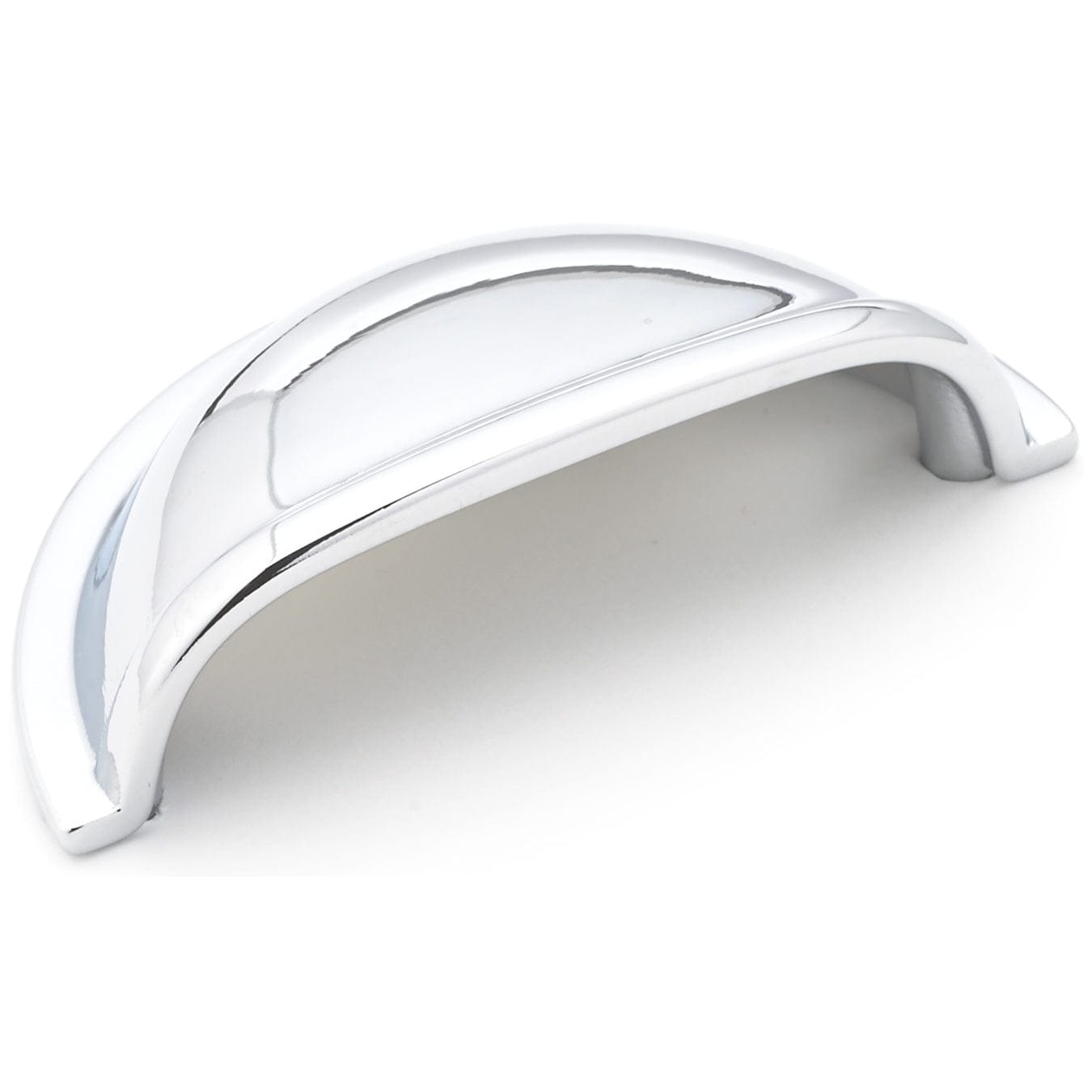 Traditional Cup Pull, 3" Center-to-Center, Chrome