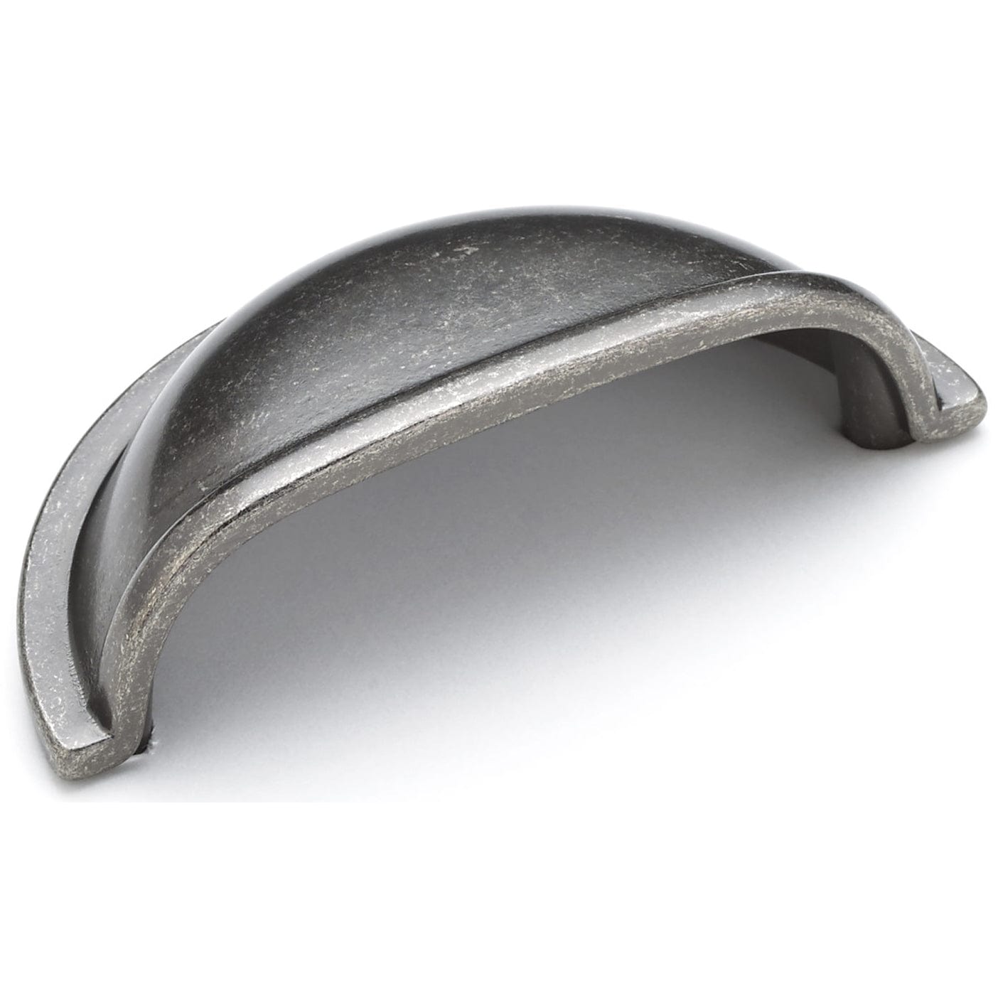 Traditional Cup Pull, 3" Center-to-Center, Pewter