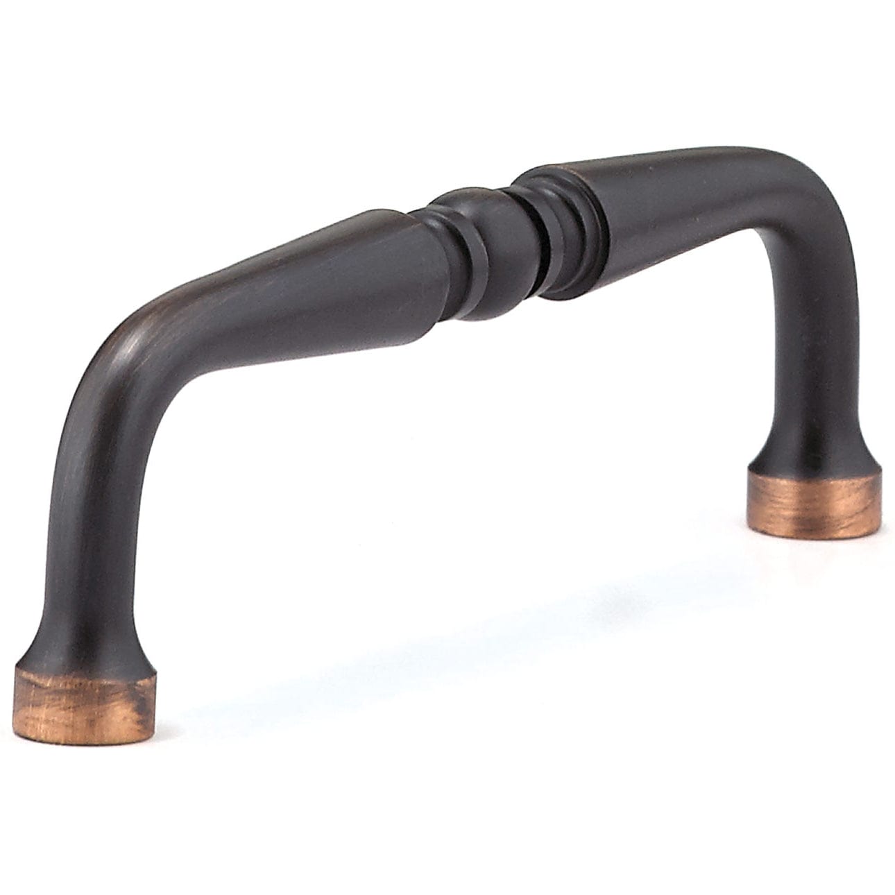 Traditional Pull, 3-1/2" Center-to-Center, Brushed Oil-Rubbed Bronze